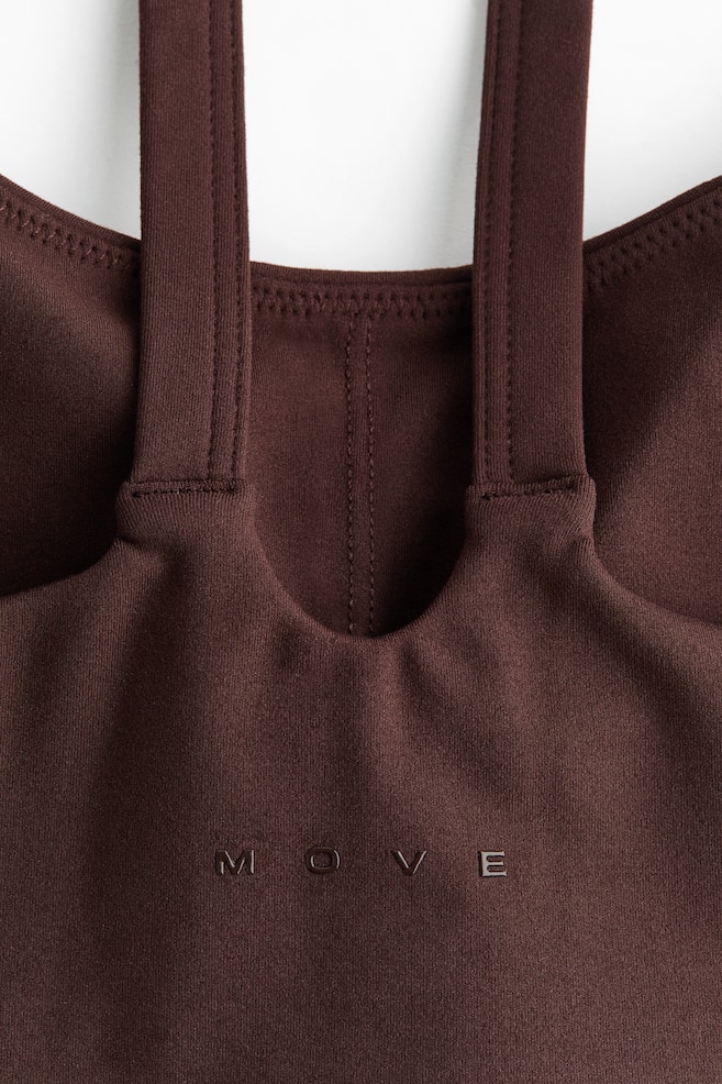 Medium Support Sports bra with SoftMove™ - Warm brown/White/Black/Antique rose/Lilac/Light maroon/Navy blue/Frosty lilac/Butter yellow/Black/Coffee bean brown/Navy blue - 3