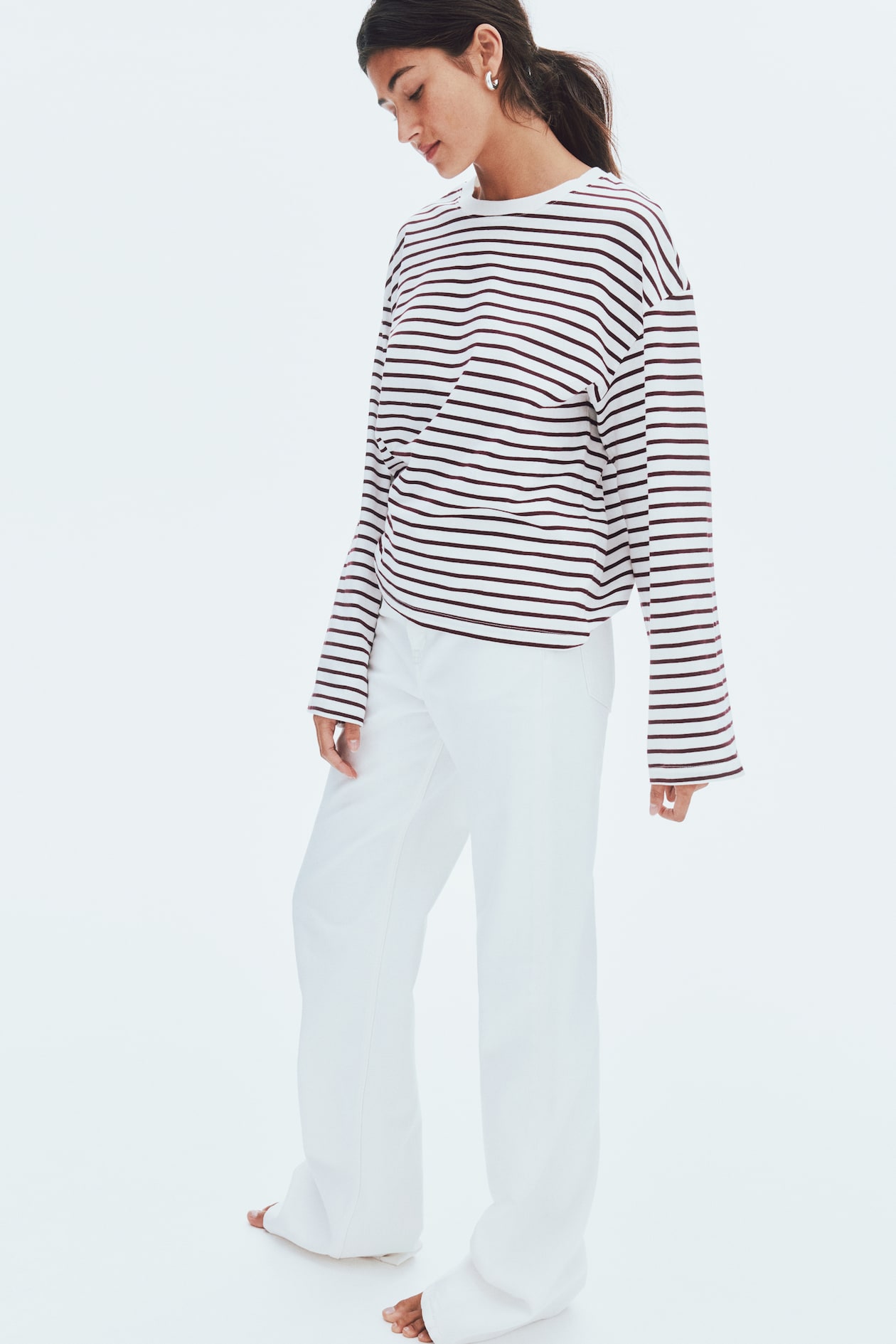 Long-Sleeved Cotton Top - image 2