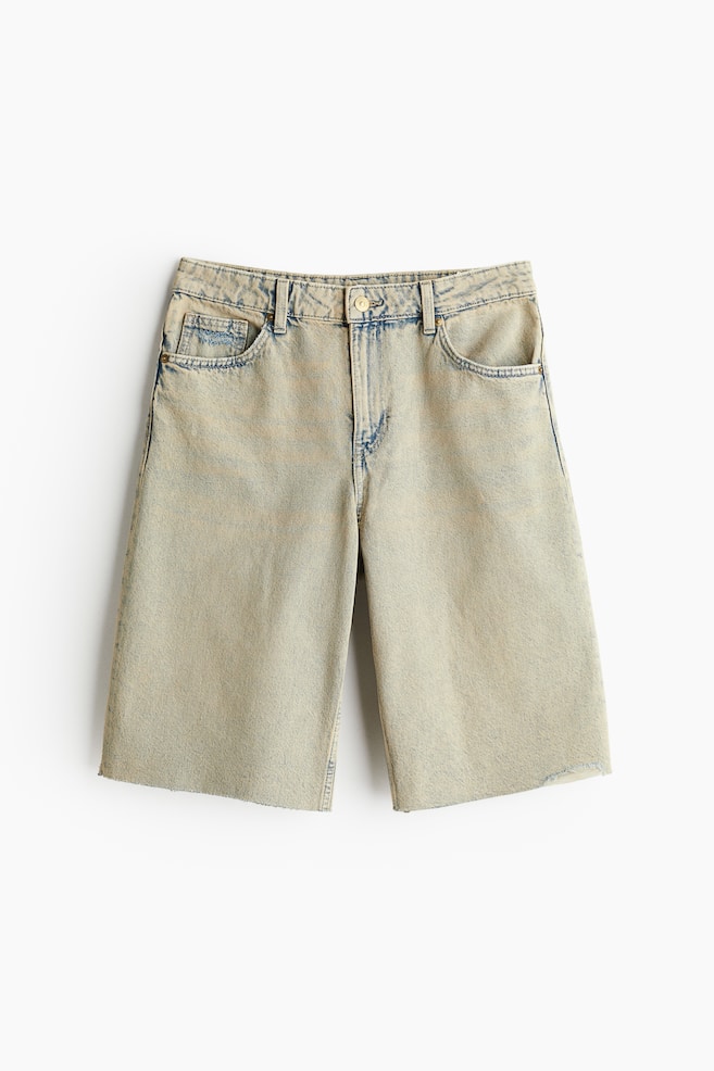 Bermuda Regular Jeansshorts - Hellbeige - 1
