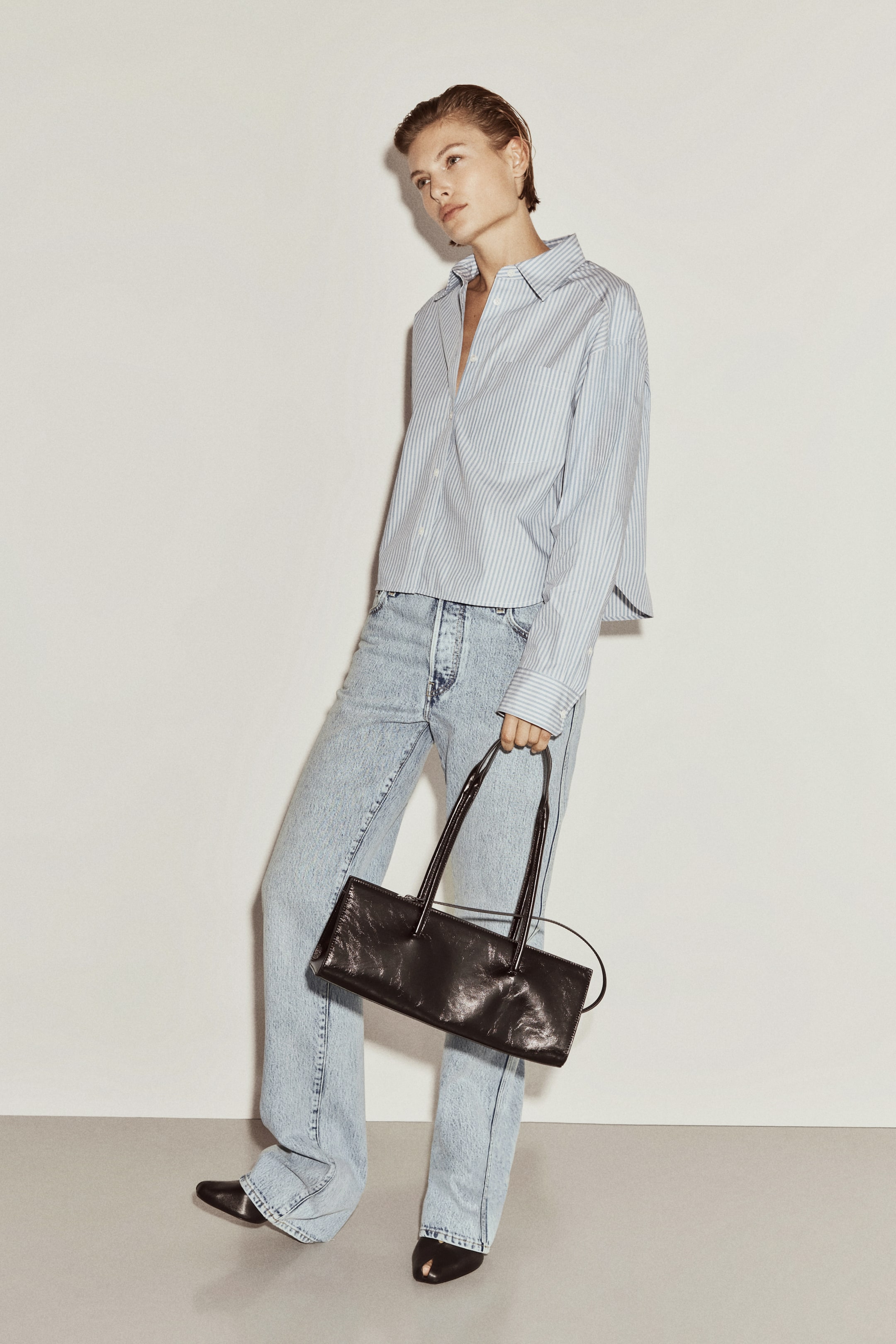 View larger image: Straight-leg jeans - Light denim blue - Ladies | H&M 1