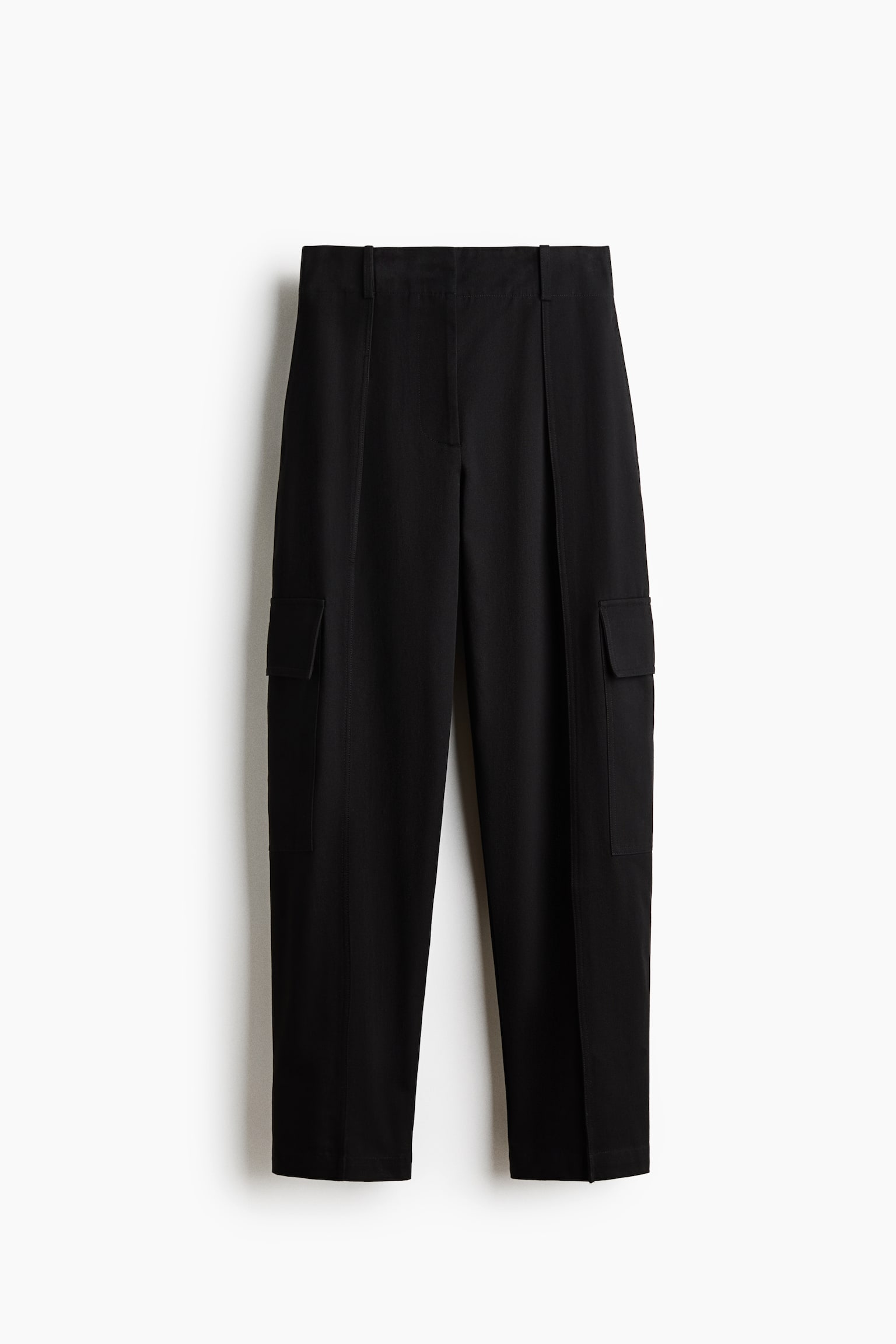 Cargohose mit Barrel-Bein - Schwarz