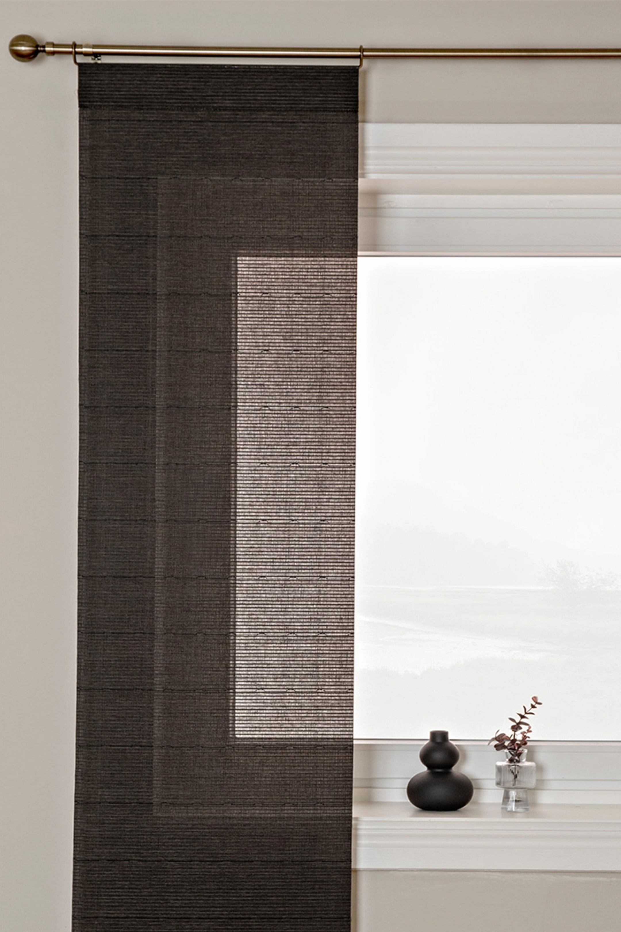 Größeres Bild ansehen: 1er-pack Schiebevorhang Peate - Dunkel Braun - Hasta - Home All | H&M DE 1
