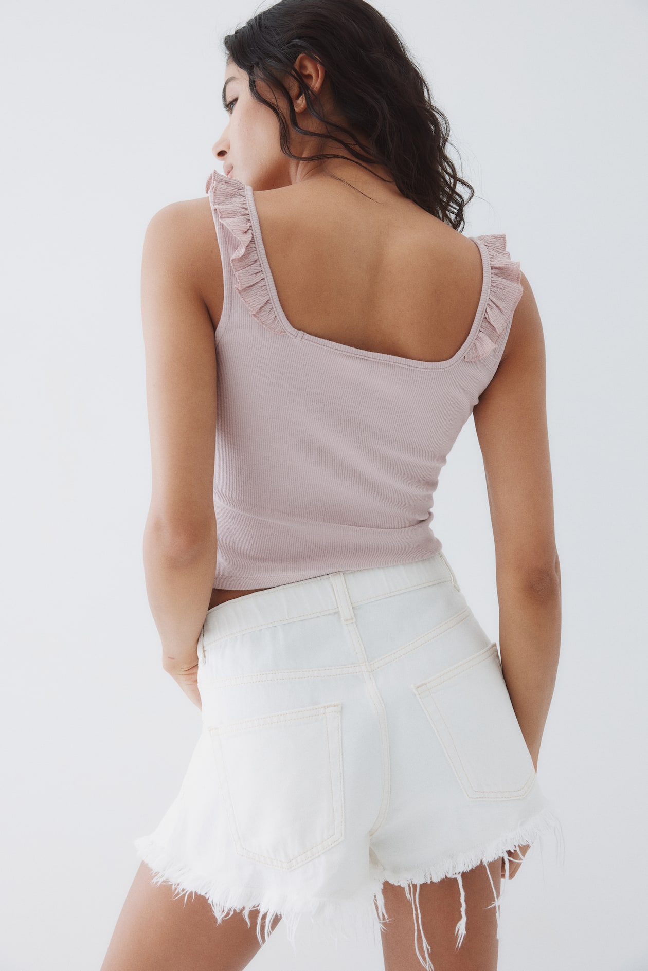Ruffle-Trimmed Tank Top - image 5