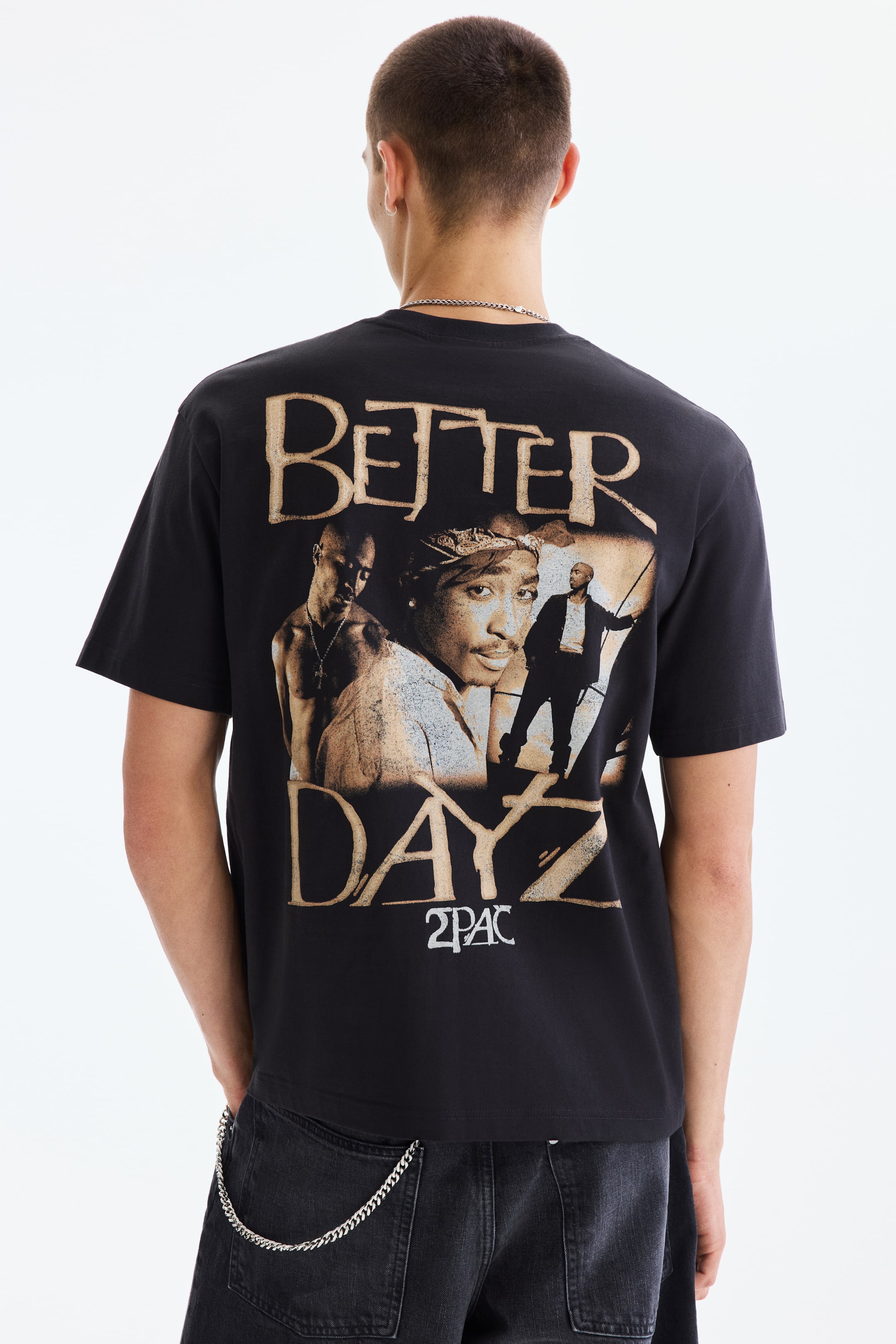 Мужские футболки H&M Loose Fit T-shirt — фото 8