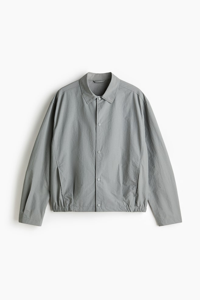 Loose Fit Jacket - Light khaki green/Black - 1
