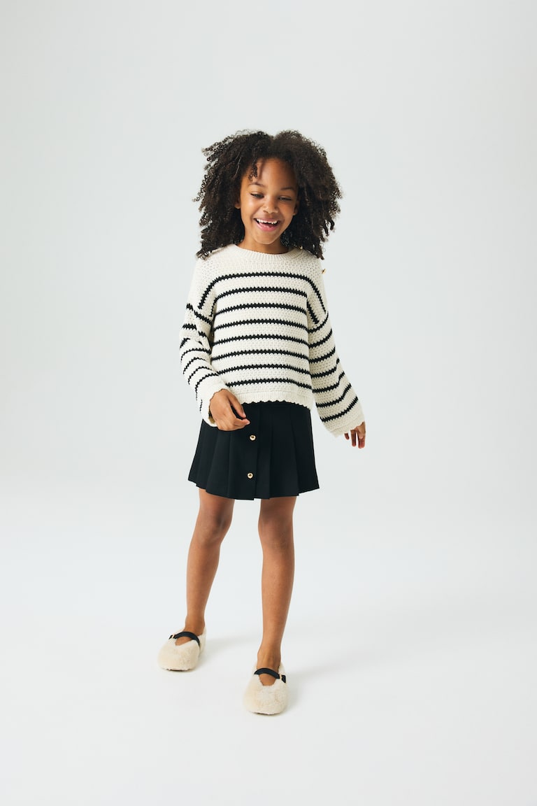 Ballet Dancer Little Girl Wearing Ballet Flats Toddler Horsebit - Main Image