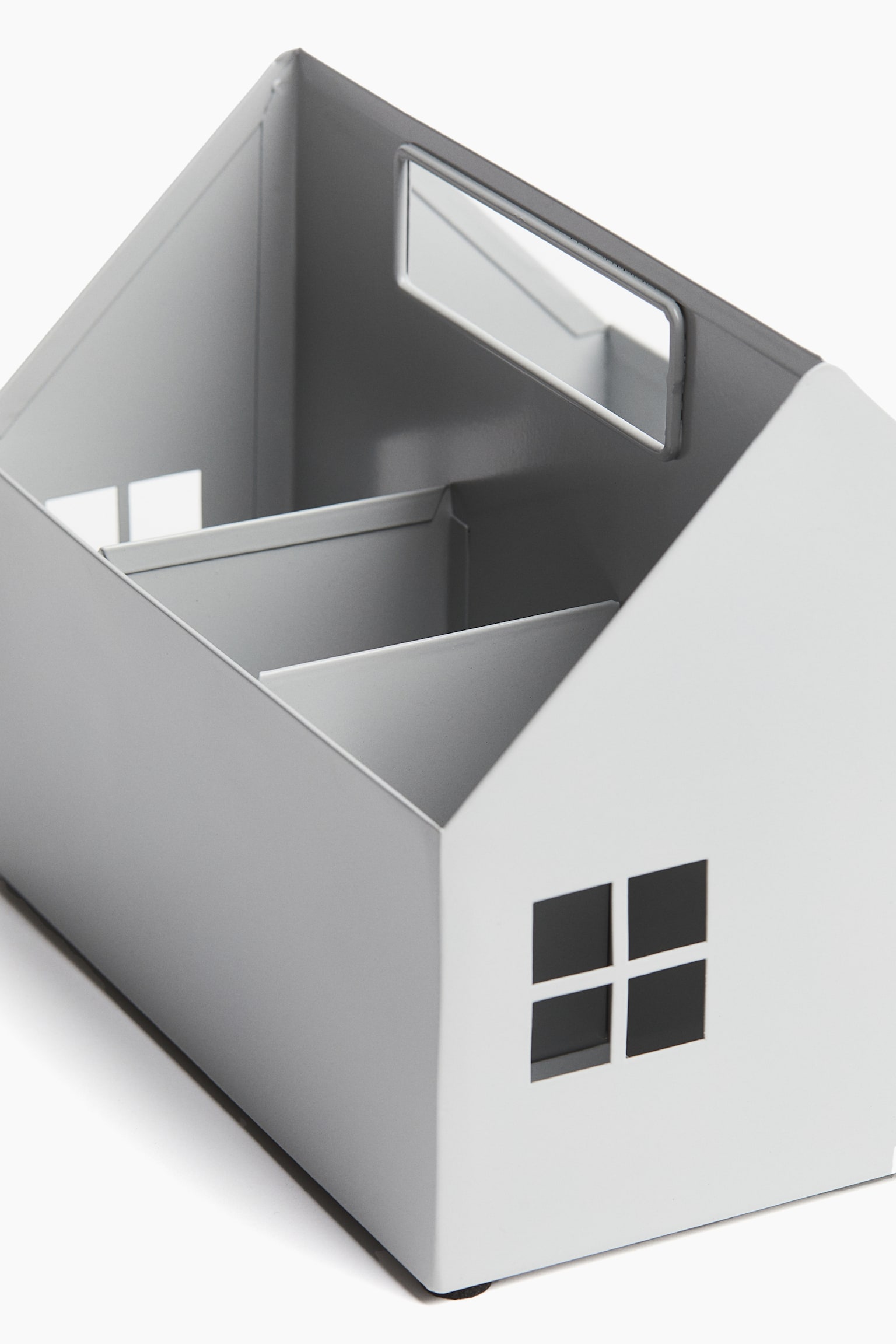 House-shaped desk organiser - Light grey - 2