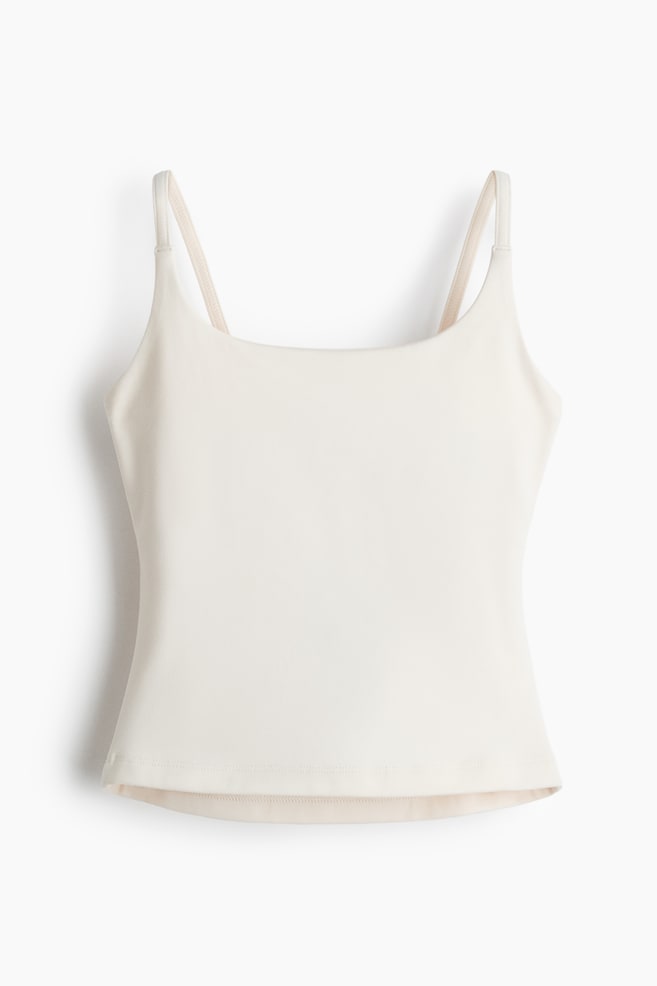 Top de sport Slim Fit SoftMove™ - Crème/Noir - 1