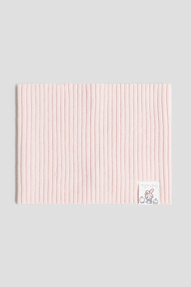 Snood en maille côtelée - Rose clair/My Melody/Bleu clair/Cinnamoroll - 1