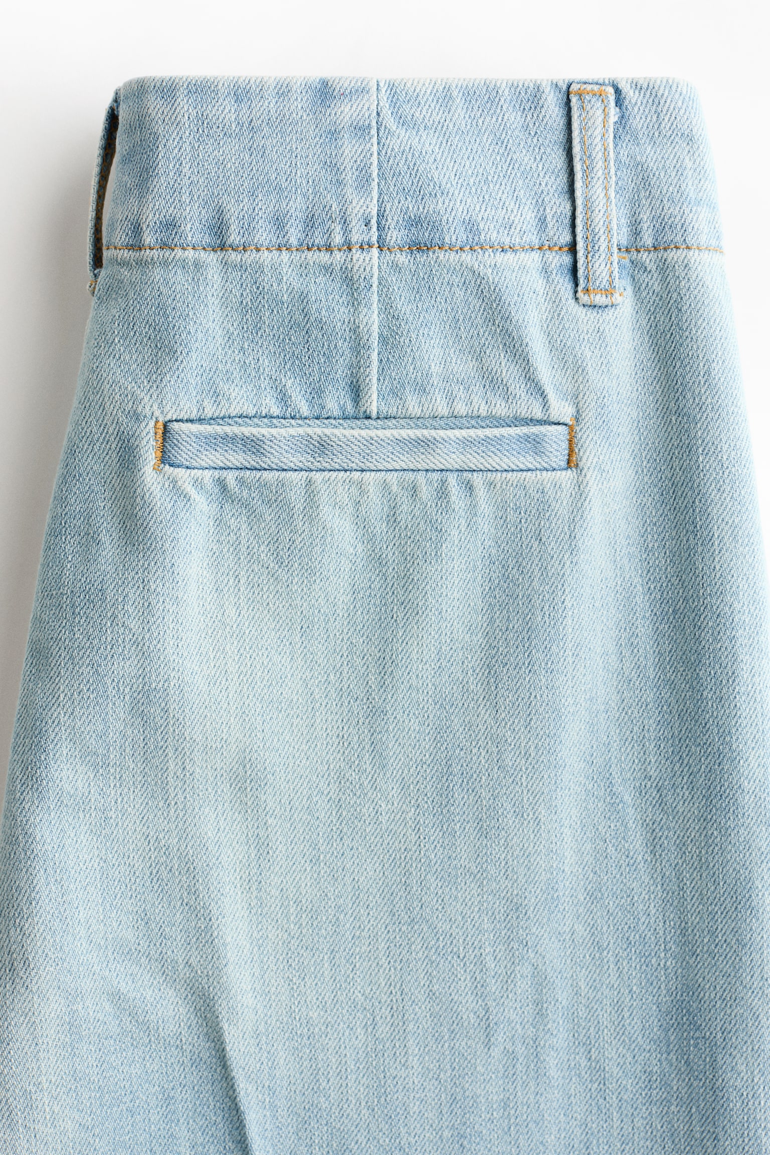 Straight High Jeans - כחול ג'ינס בהיר/לבן/כחול ג'ינס/כחול ג'ינס - 6