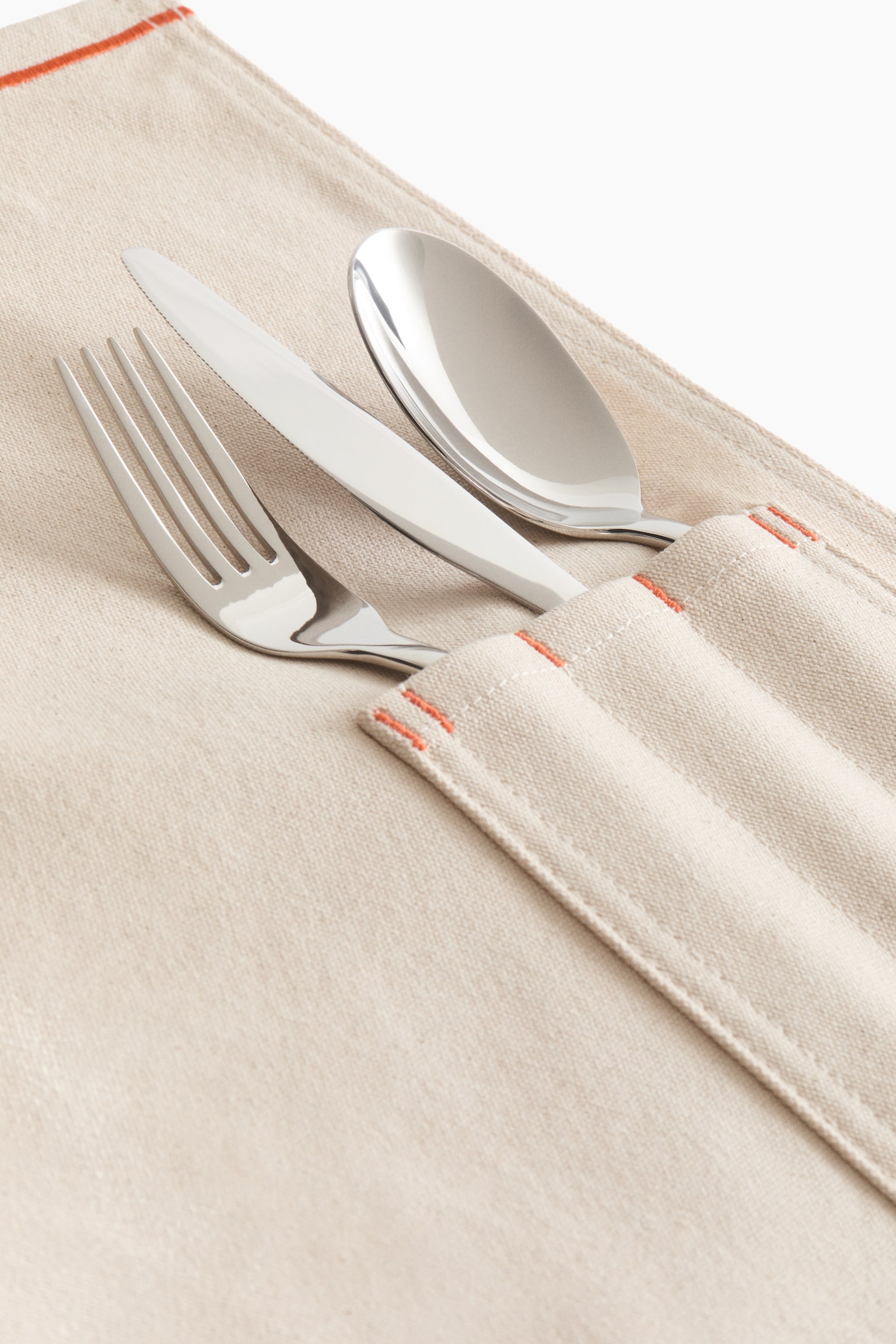 4-pack pocket-detail place mats - 3