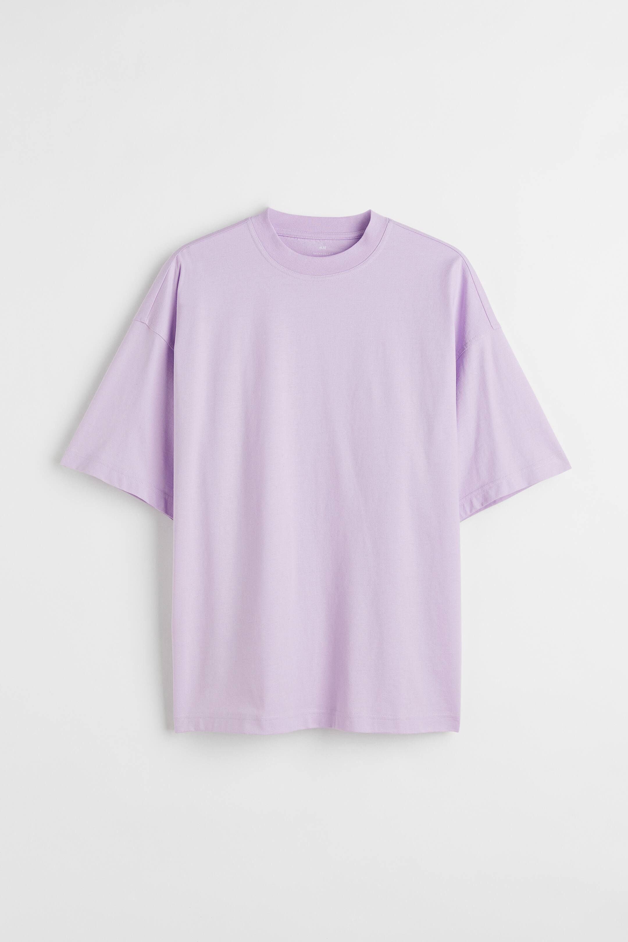 View larger image: Oversized Fit T-shirt - Light purple - Men | H&M 1