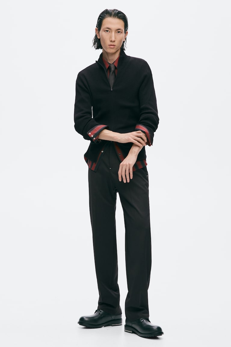 Elegantne pantalone od mešavine vune Regular Fit