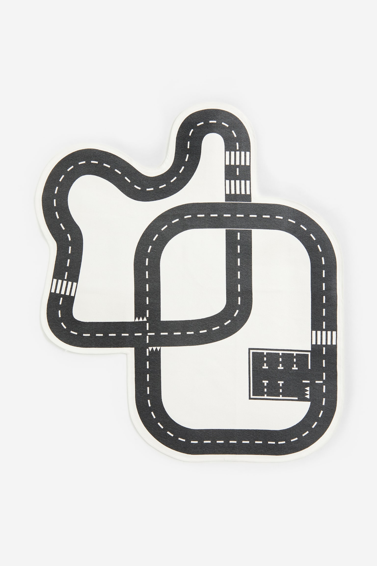 Road playmat - White/Black - 1