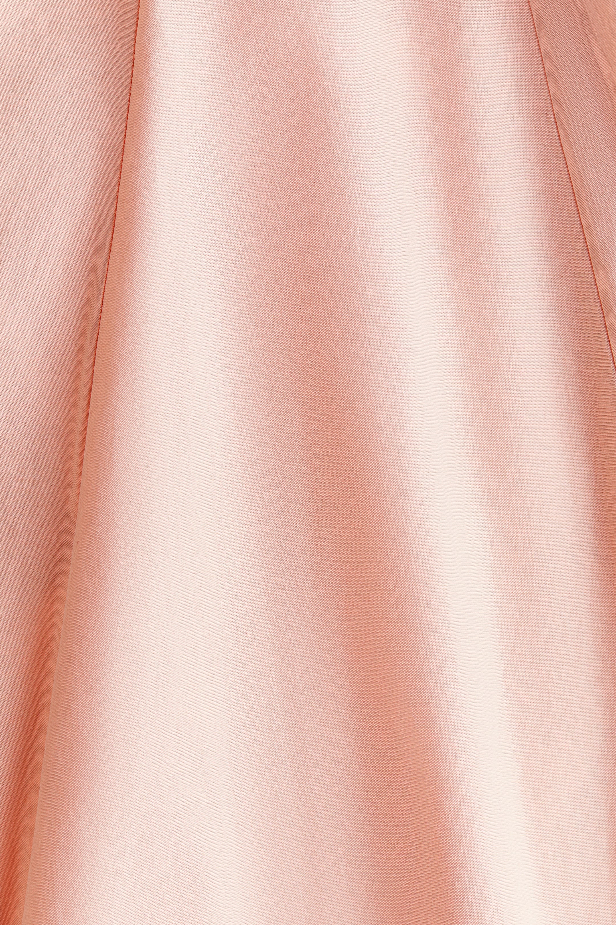 Poplin Dress with Flared Skirt