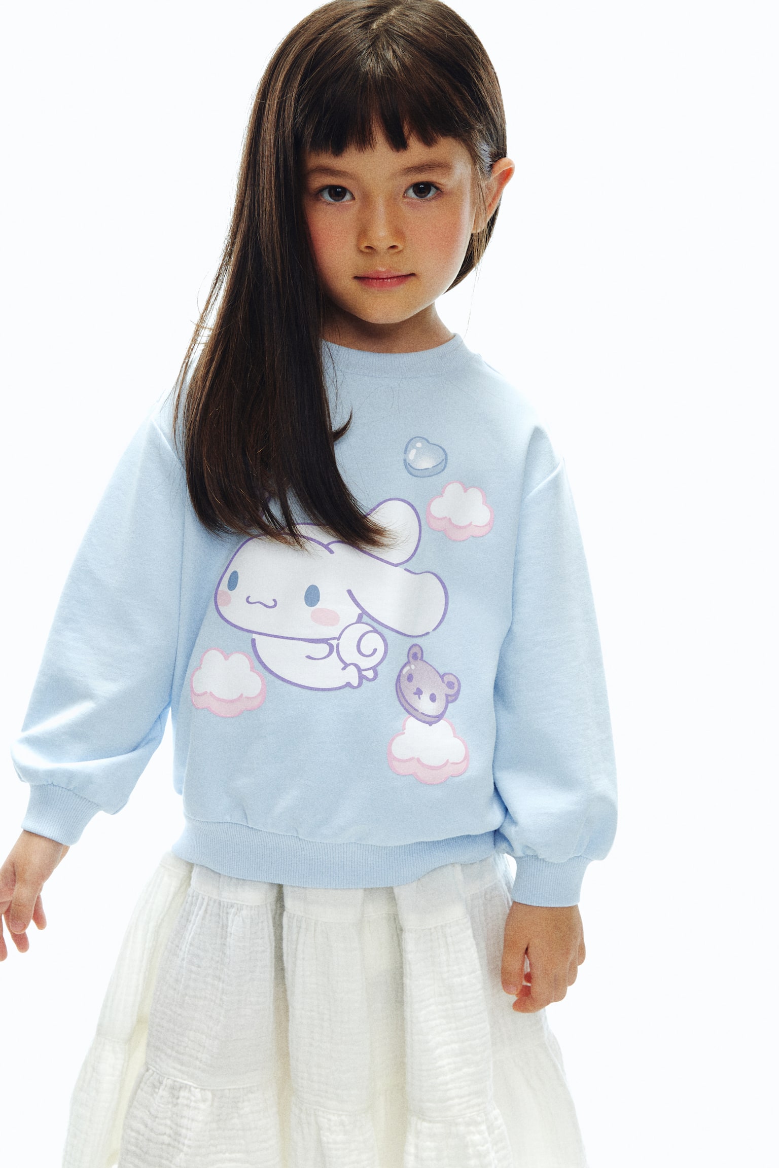 Printed sweatshirt - Light blue/Cinnamoroll/Light purple/Hello Kitty - 5