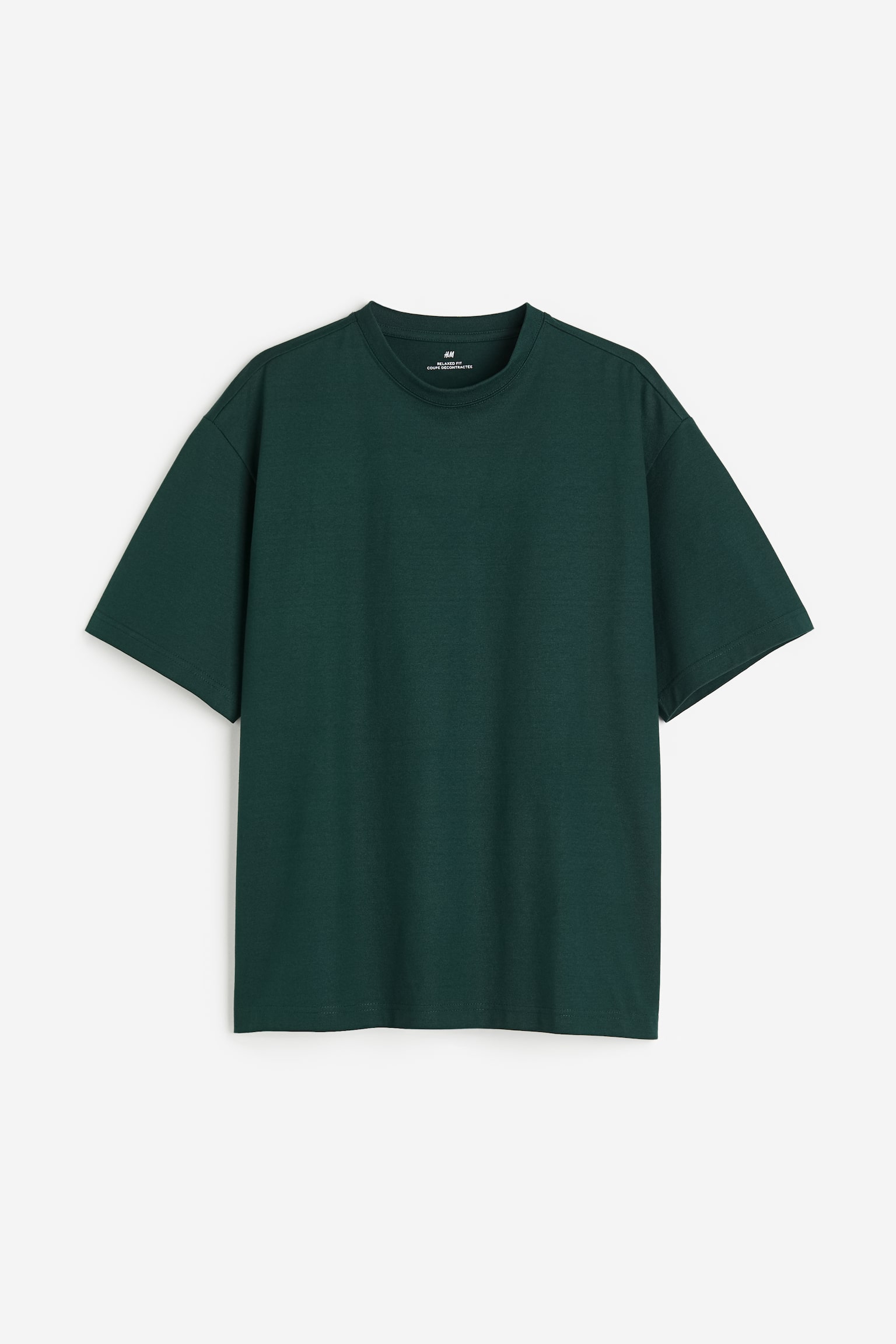 Loose Fit T-shirt - Dark green/White/Black/Red/Dark grey/Navy blue/Light beige/Khaki green/Brown/Green/Light blue/Beige/Blue - 2