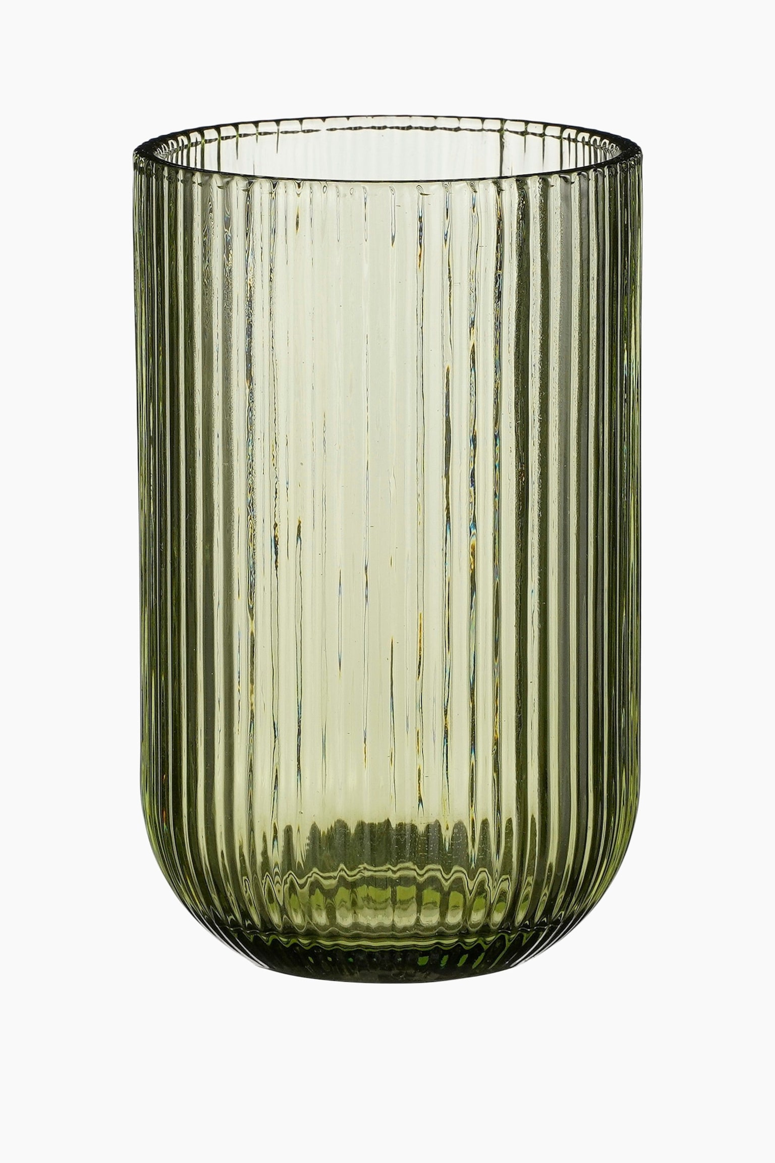 Set Van 6 Drinkglazen - Lichtgroen/Transparant/Grijs/Paars/Blauw - 1