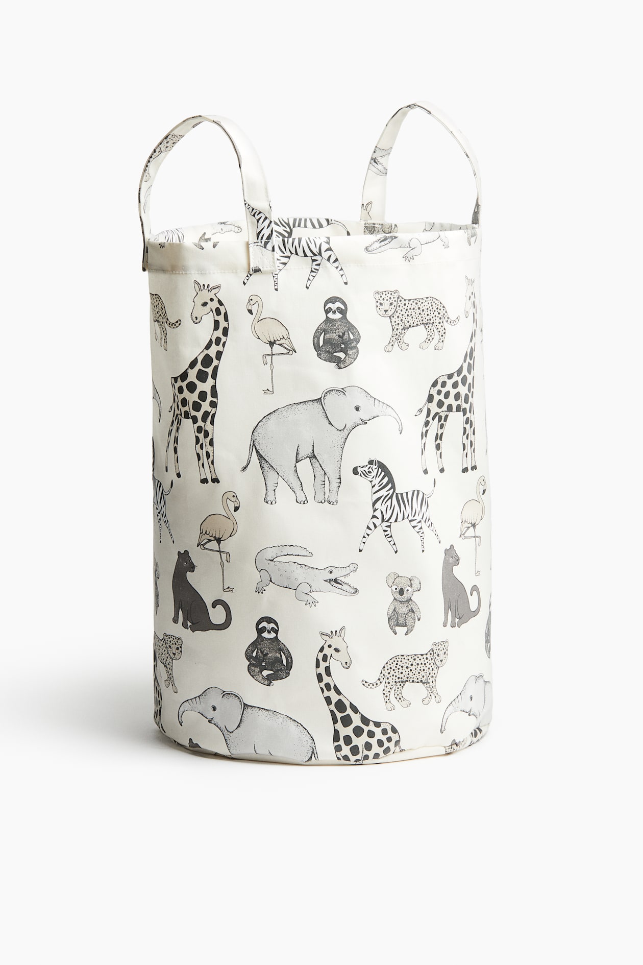 Panier de rangement imprimé - Blanc/animaux - Home All | H&M FR