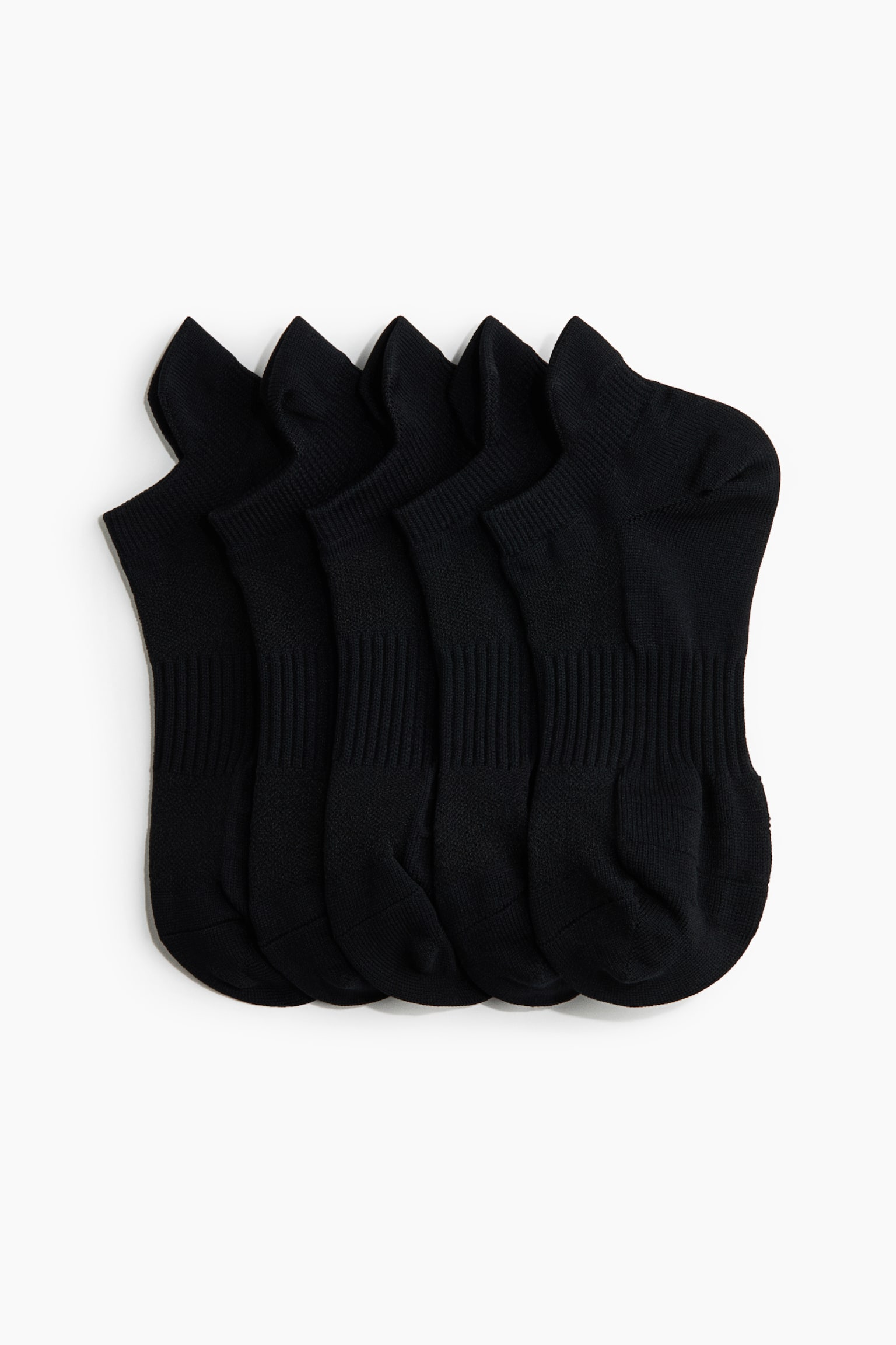スポーツソックス 5足セット DryMove™ - ブラック/ホワイト