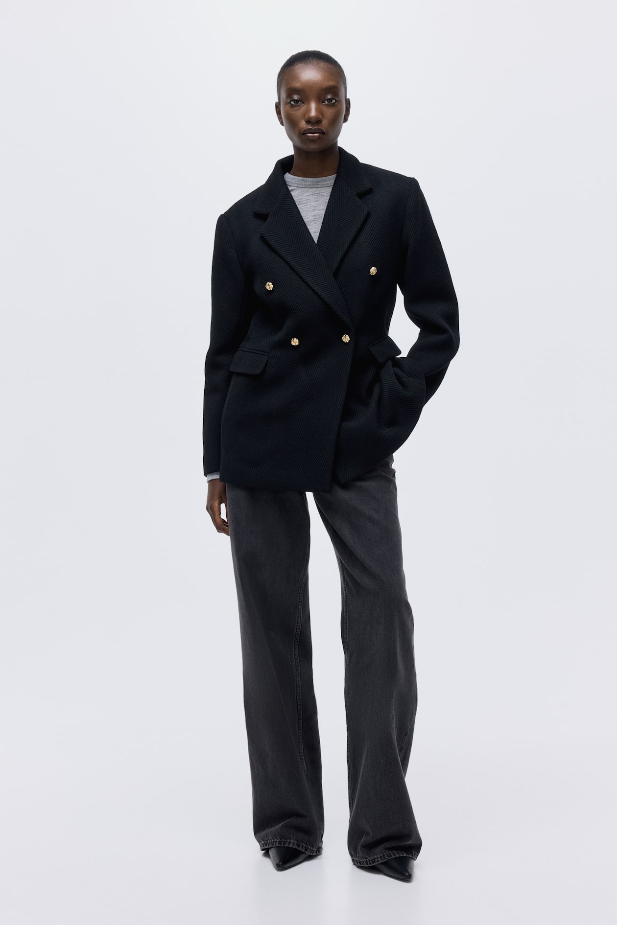 Double-Breasted Blazer