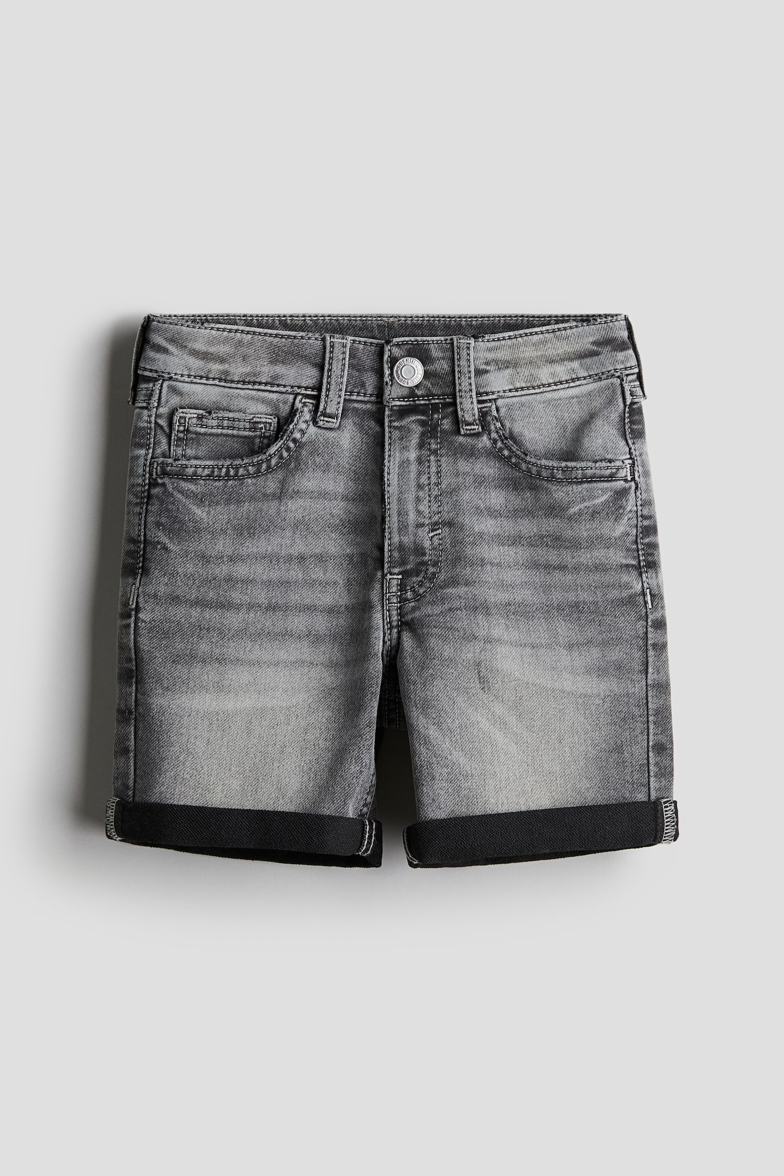 Denim shorts - Denim grey/Denim blue - 1