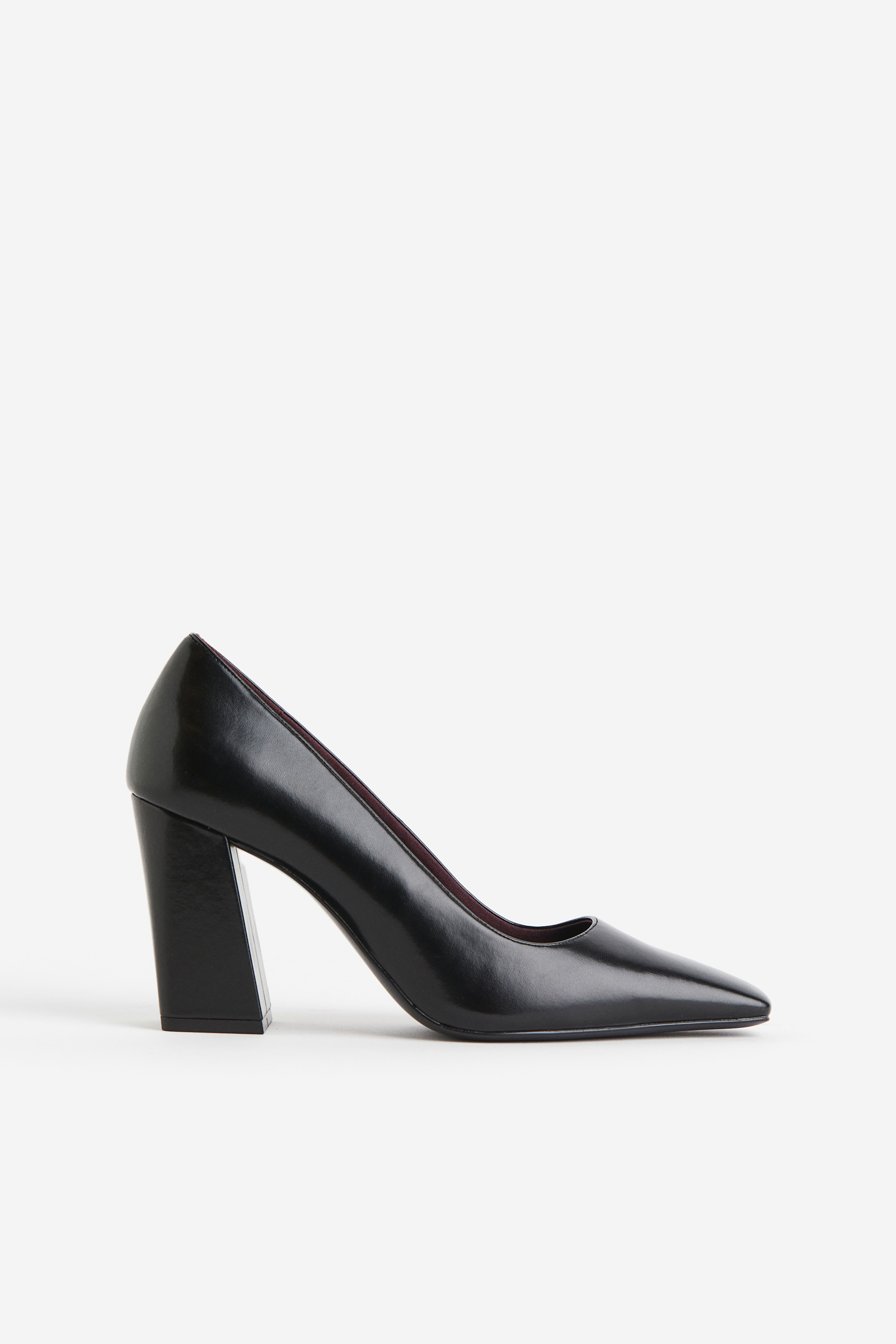 H and m black heels hotsell