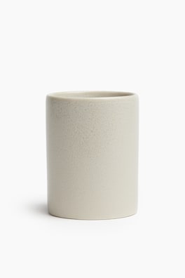 Tandborstmugg i stengods