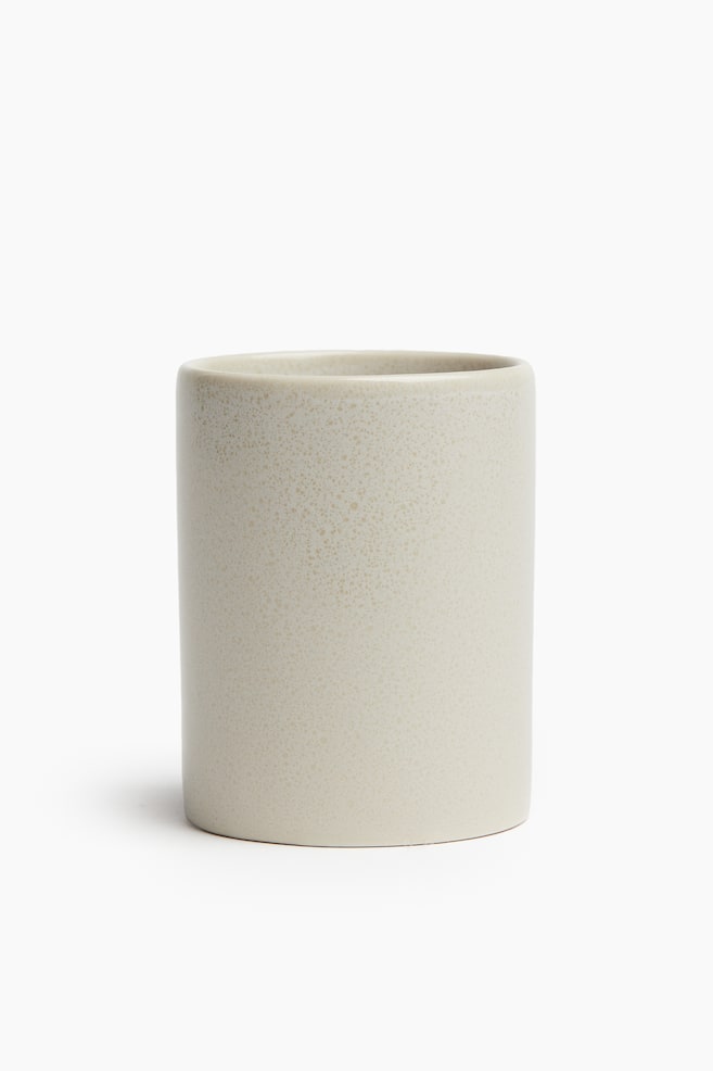 Portacepillos de gres - Beige claro - 1