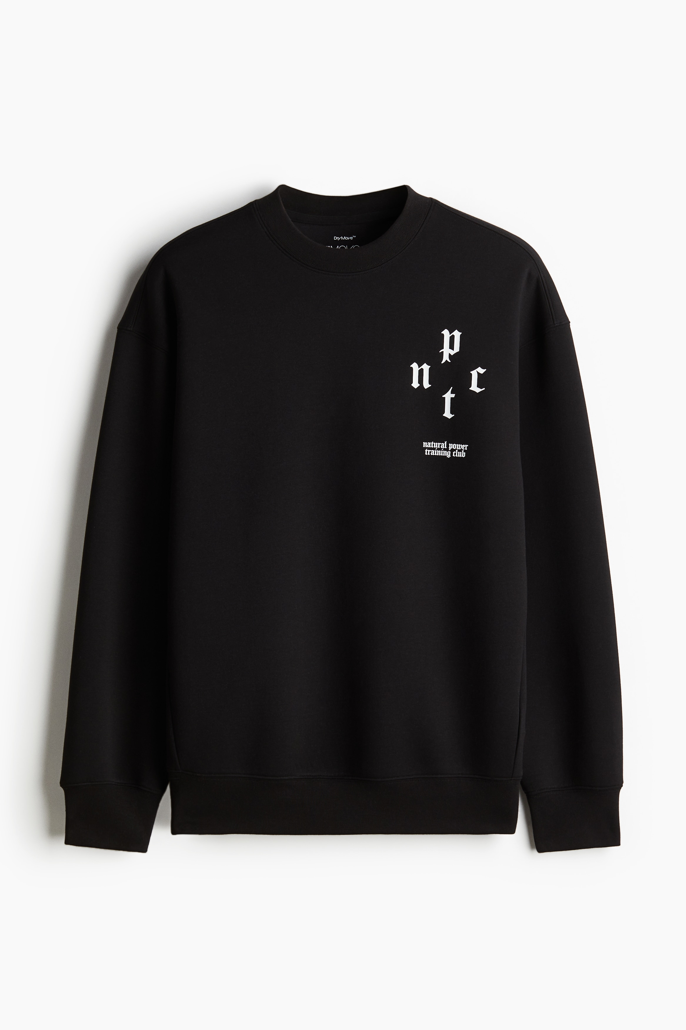 H&M Move - Uomini - Nero Felpa sportiva con DryMove™ Loose Fit - Size: XL