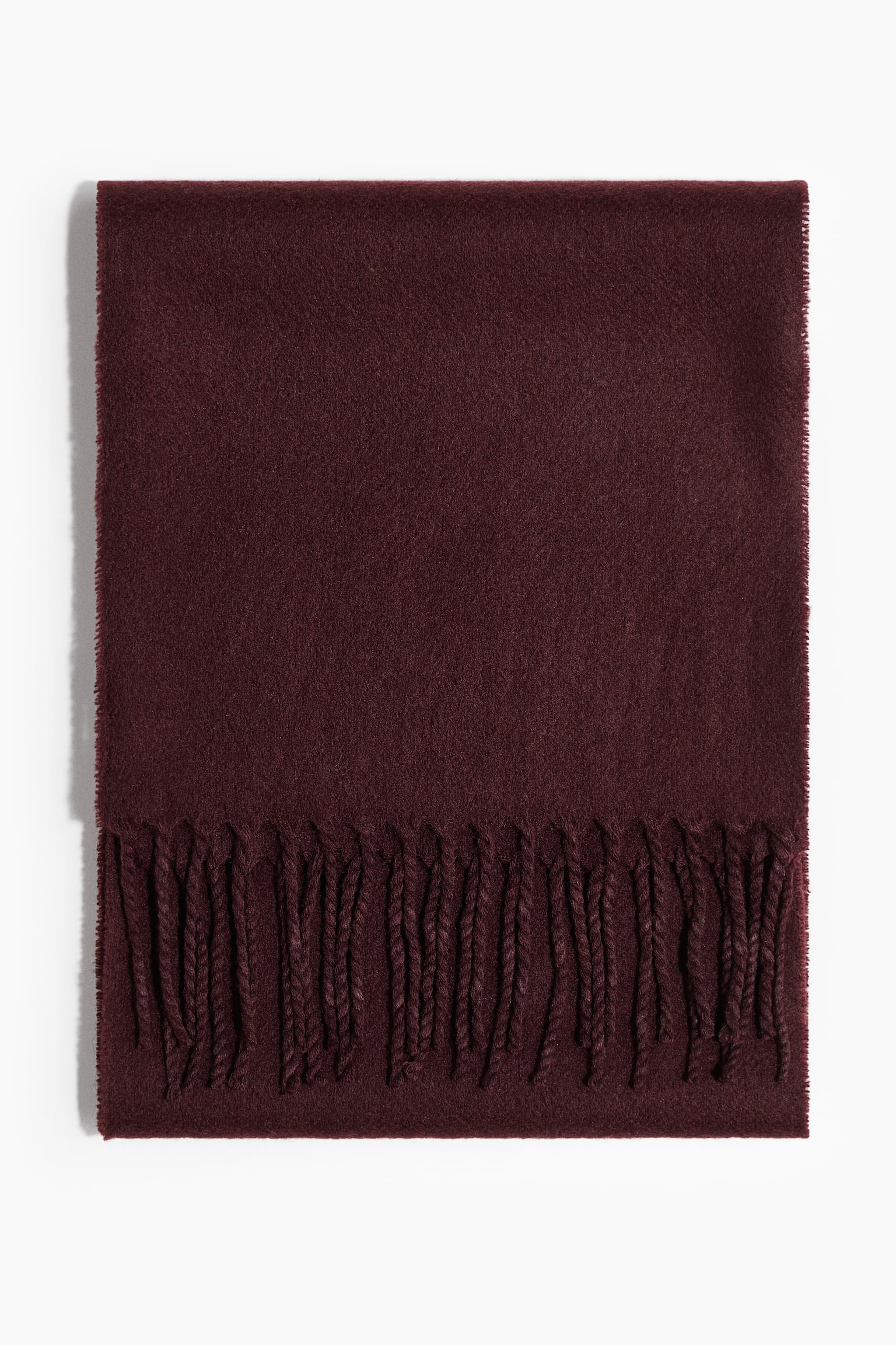 Woven scarf - Burgundy/Bright red/Grey marl/Dark brown