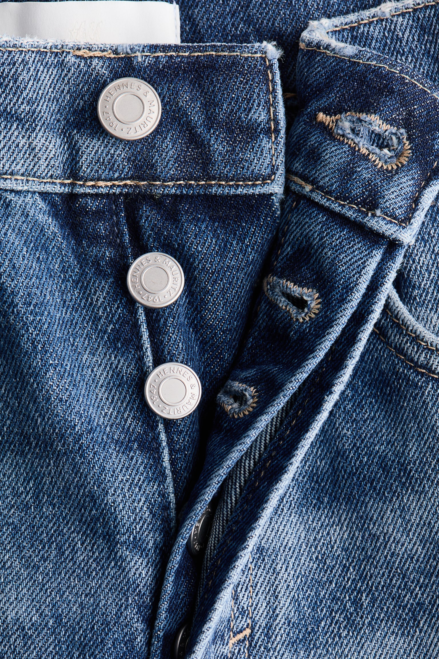 Barrel High Ankle Jeans - Denim blue/Denim blue - 7