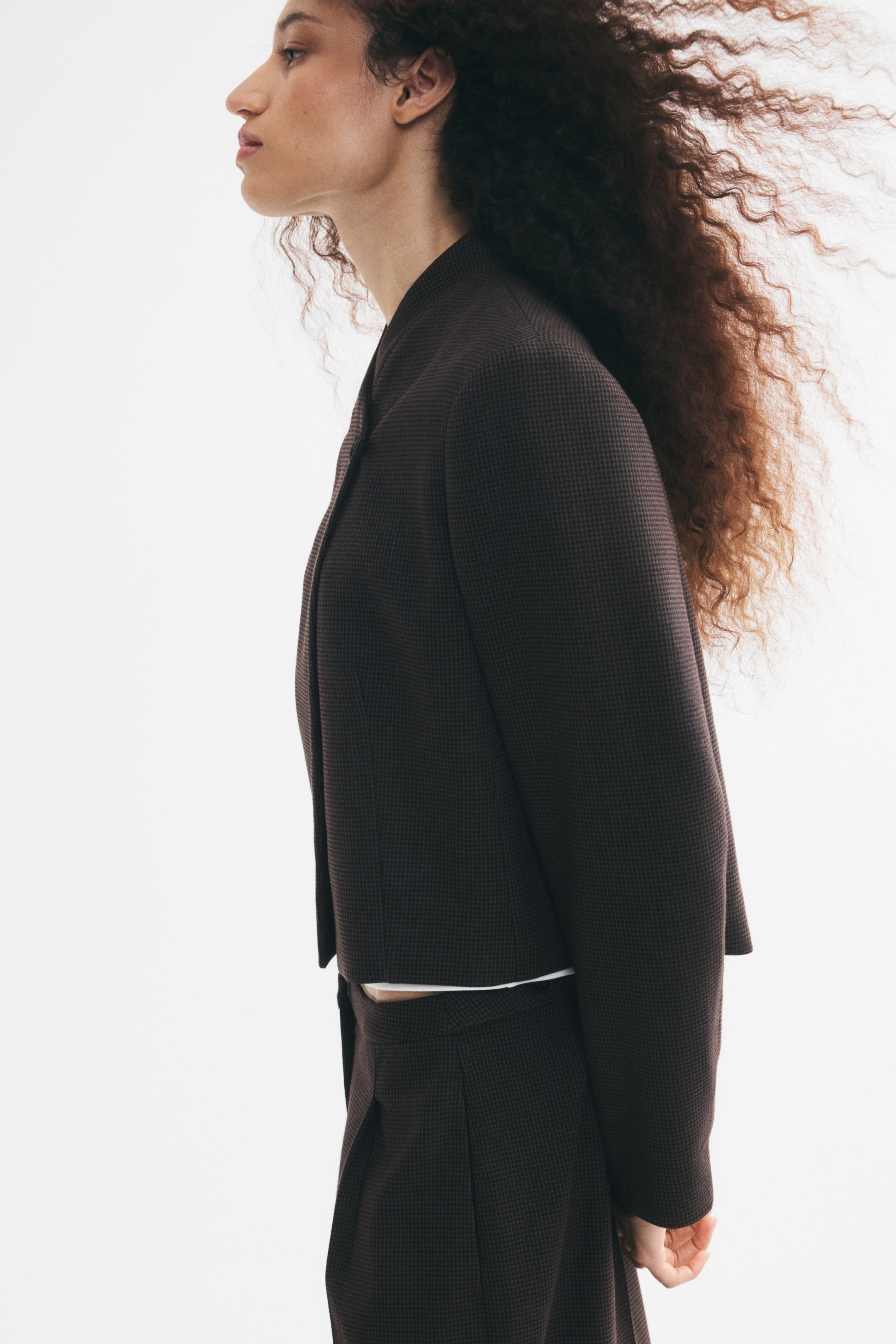 Oversized Single-Breasted Jacket