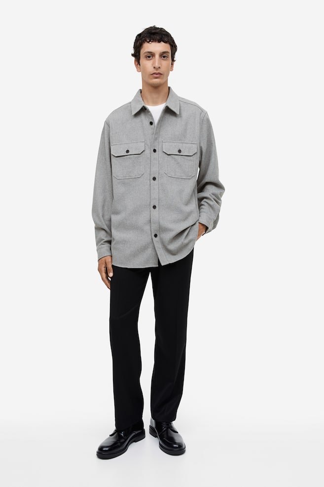 Twill overshirt - Grey/Black/Checked/Mustard yellow/Checked/Dusty green/Checked/dc - 5