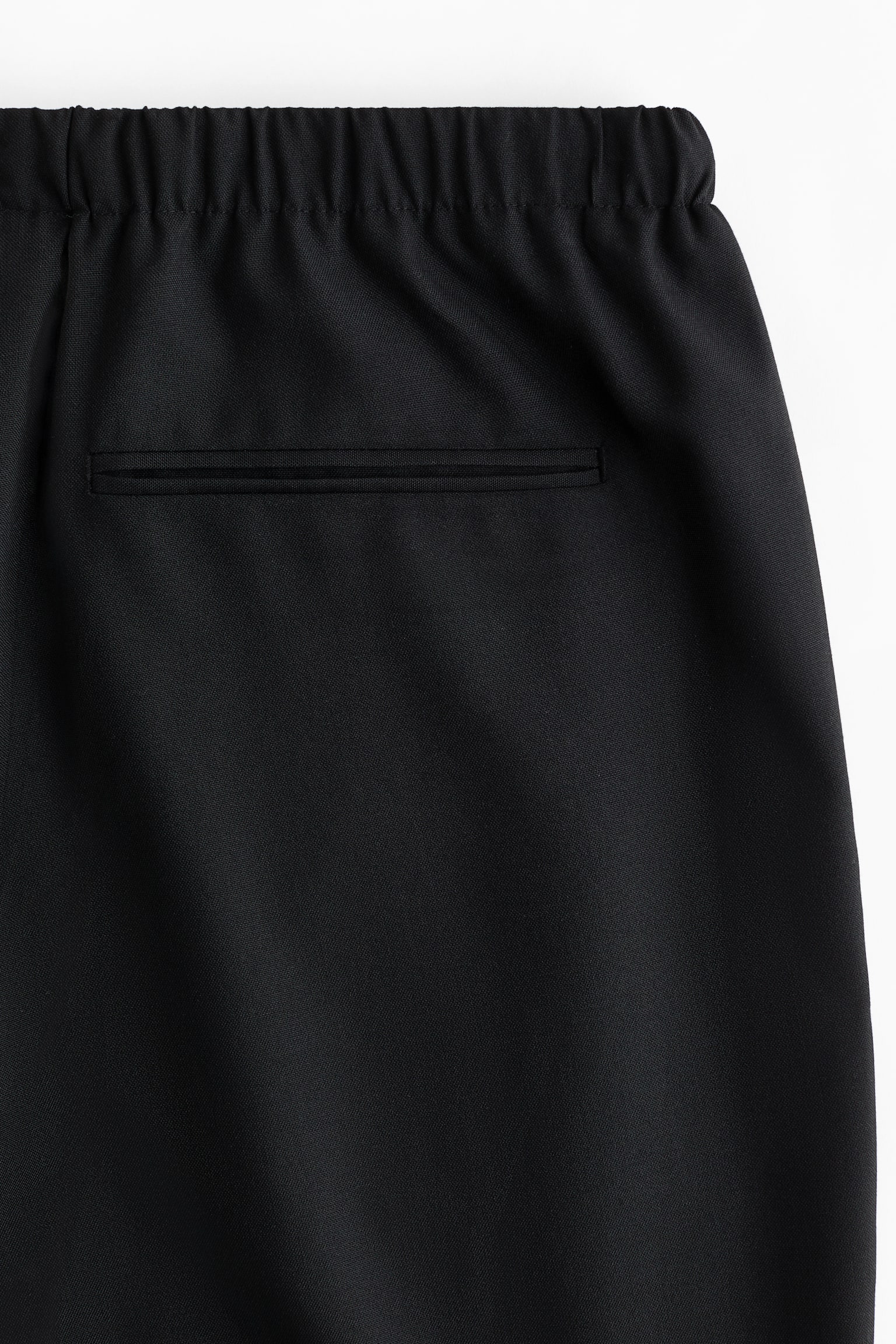 Мужские брюки H&M Relaxed Fit Trousers, цвет: Чёрный — фото 6