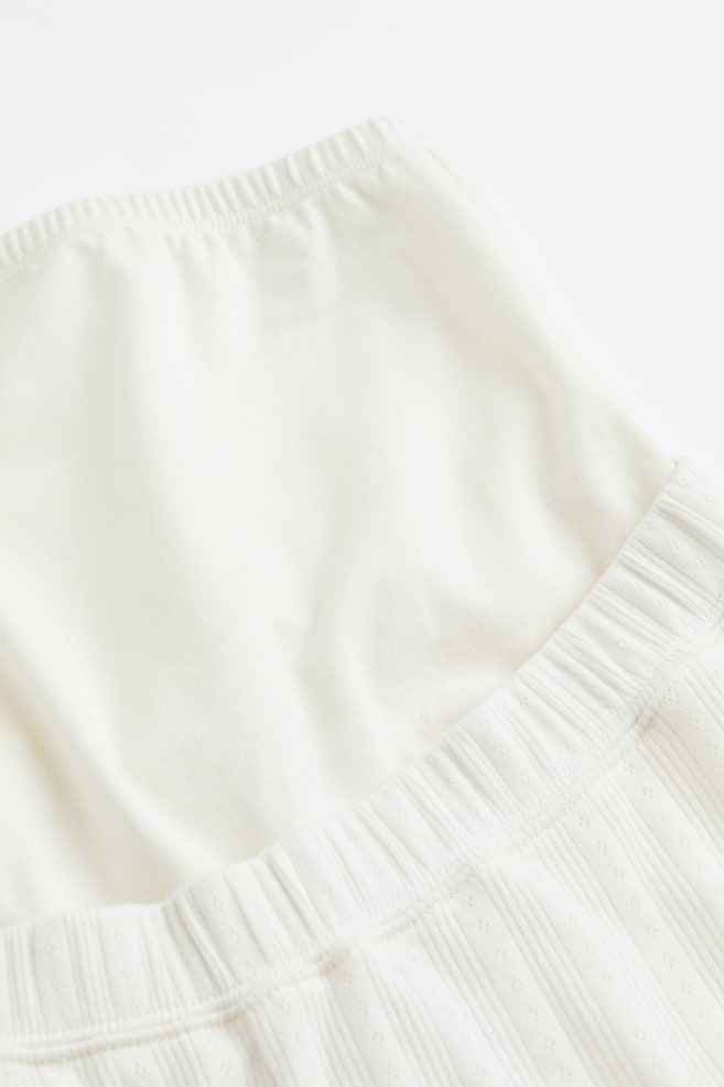 MAMA Pointelle pyjamas - White - 7