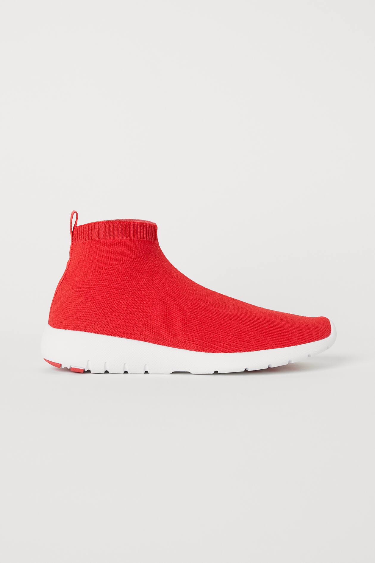 Fully-fashioned trainers - No heel - Red - Ladies | H&M GB