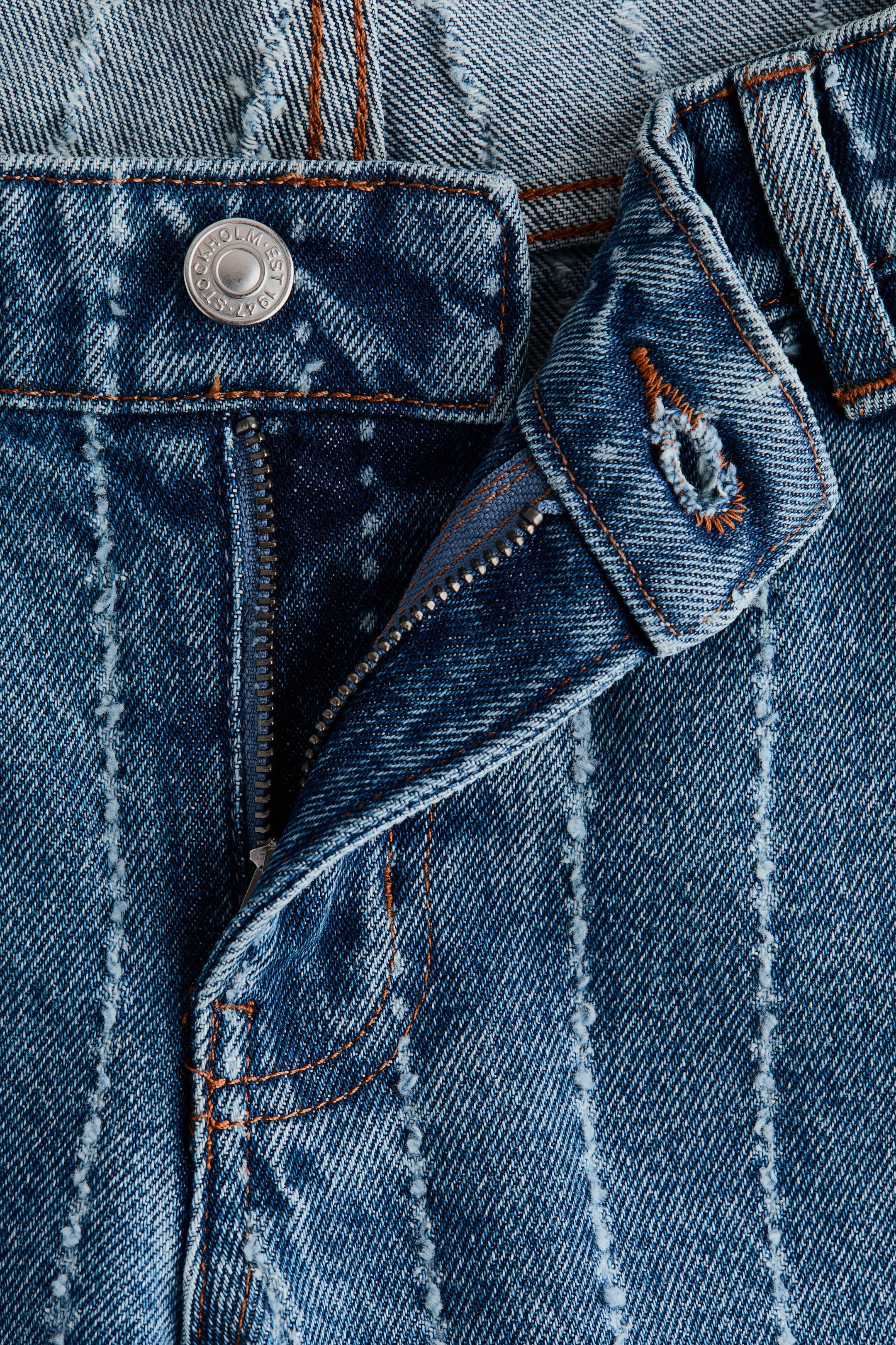 MAMA Wide-Leg Low-Waist Jeans