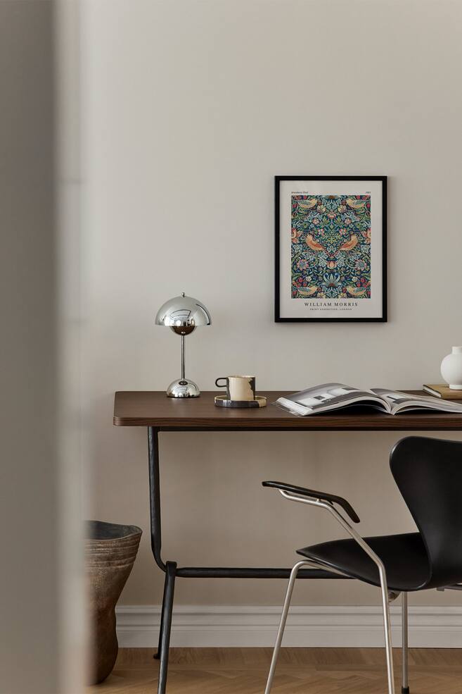 Strawberry Thief By Morris Poster - Beige/bleu/vert - 2