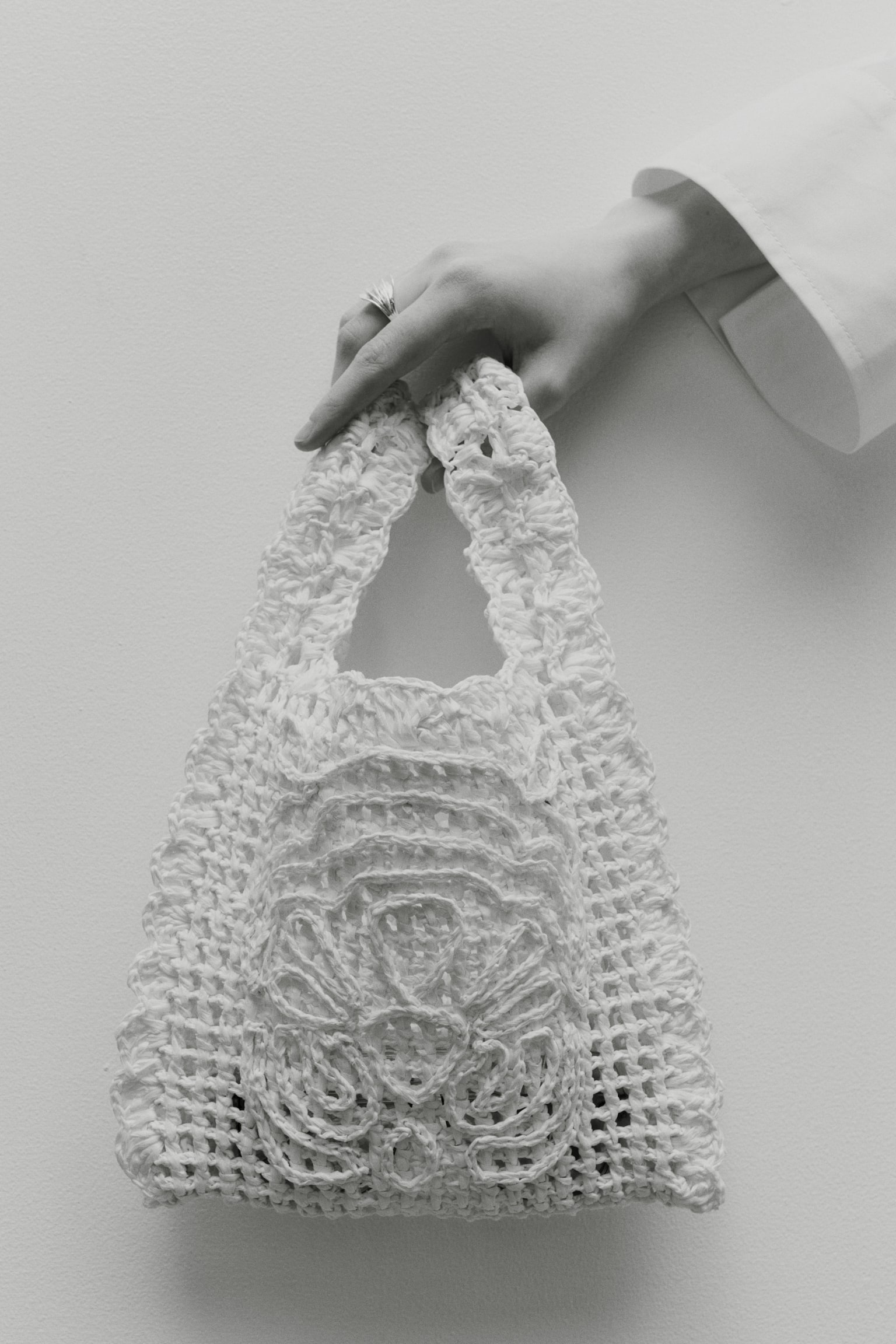 Straw clutch - White - 1