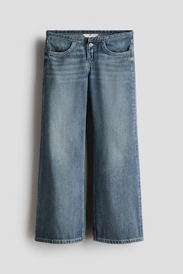 Super Wide Leg Low Jeans