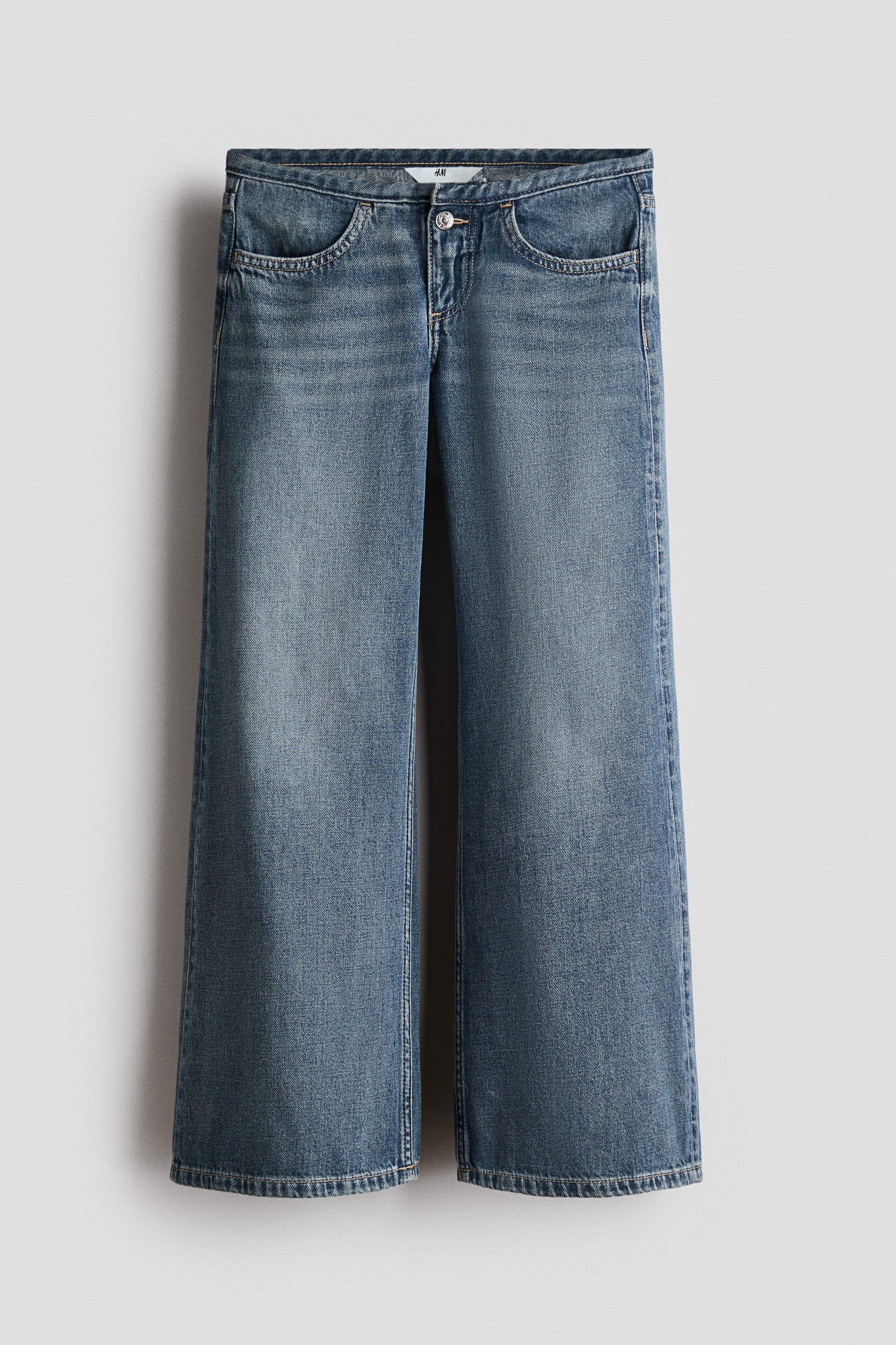Super-Wide-Leg Low Jeans