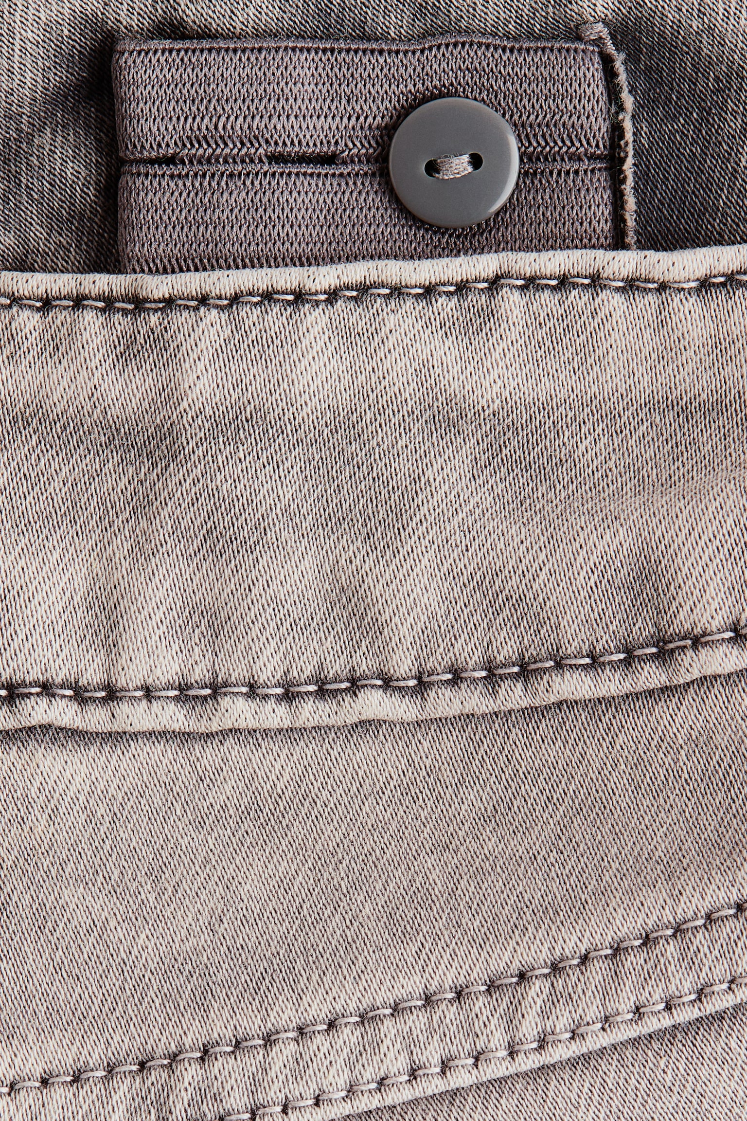 Детские джинсы H&M Relaxed-Fit Tapered, цвет: Светлый джинсовый серый — фото 4