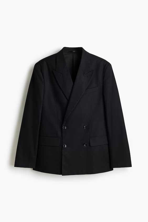 Мужские куртки H&M Relaxed-Fit Double-Breasted Jacket