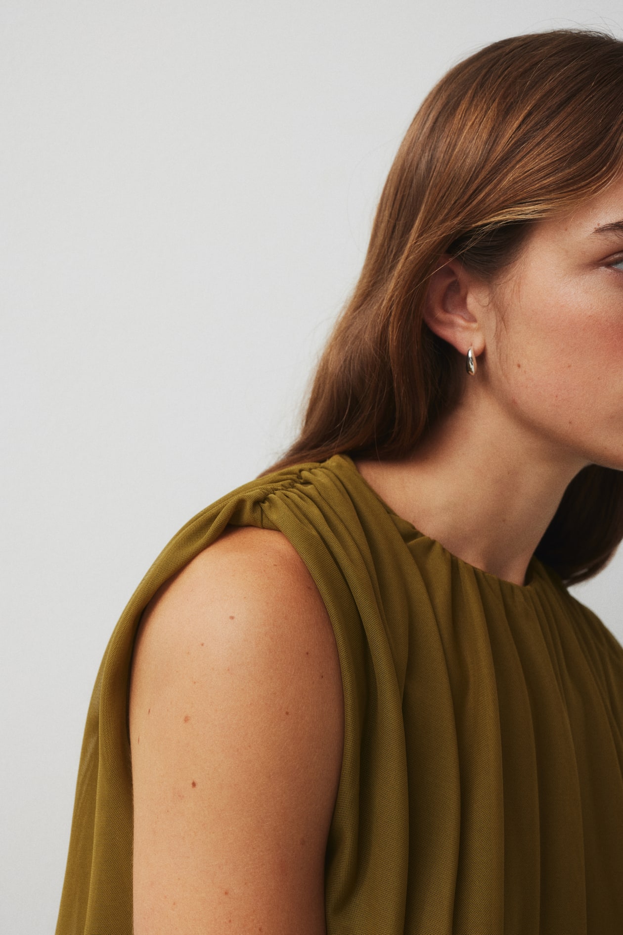 Draped Mesh Top - image 2