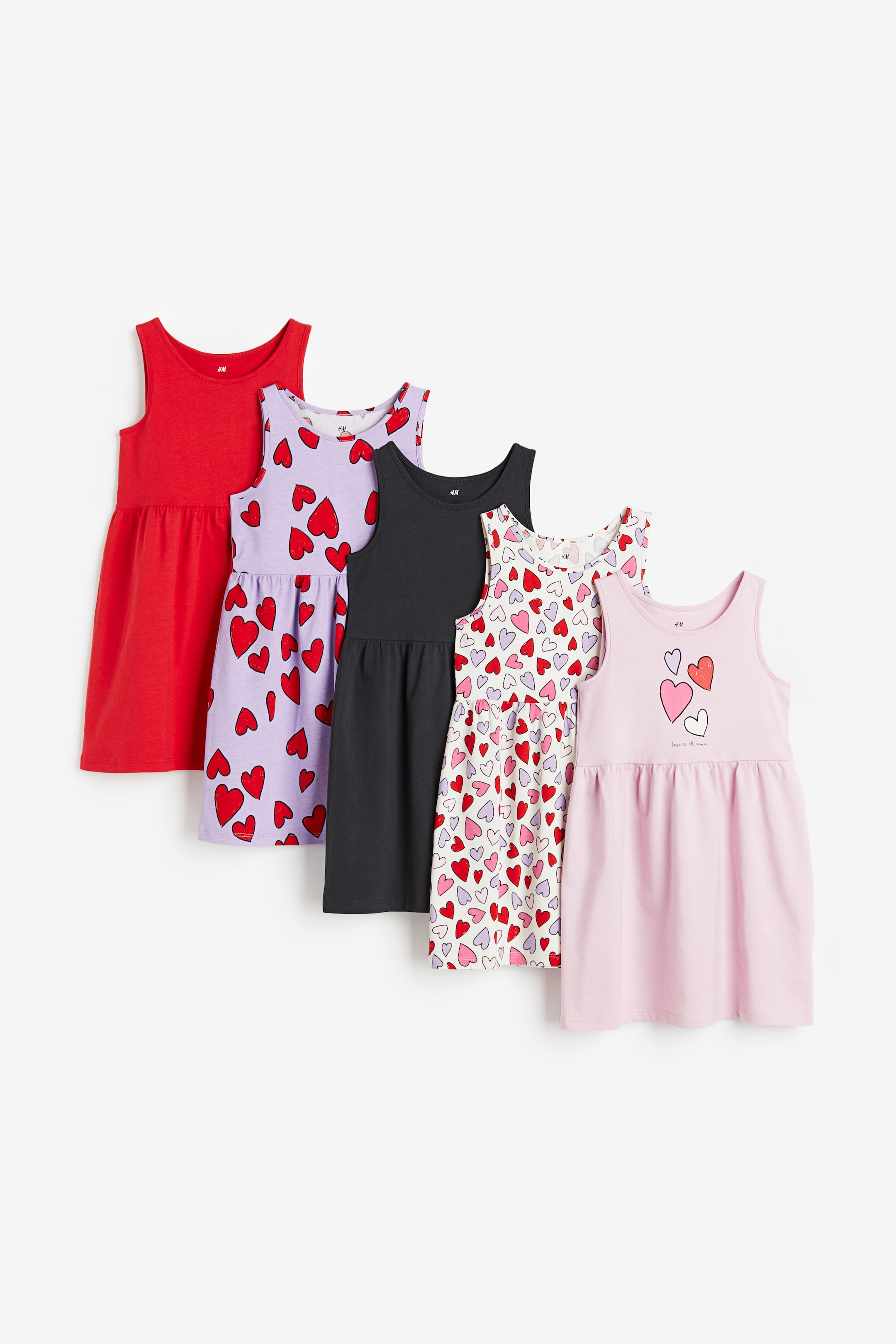 5-pack Cotton Jersey Dresses