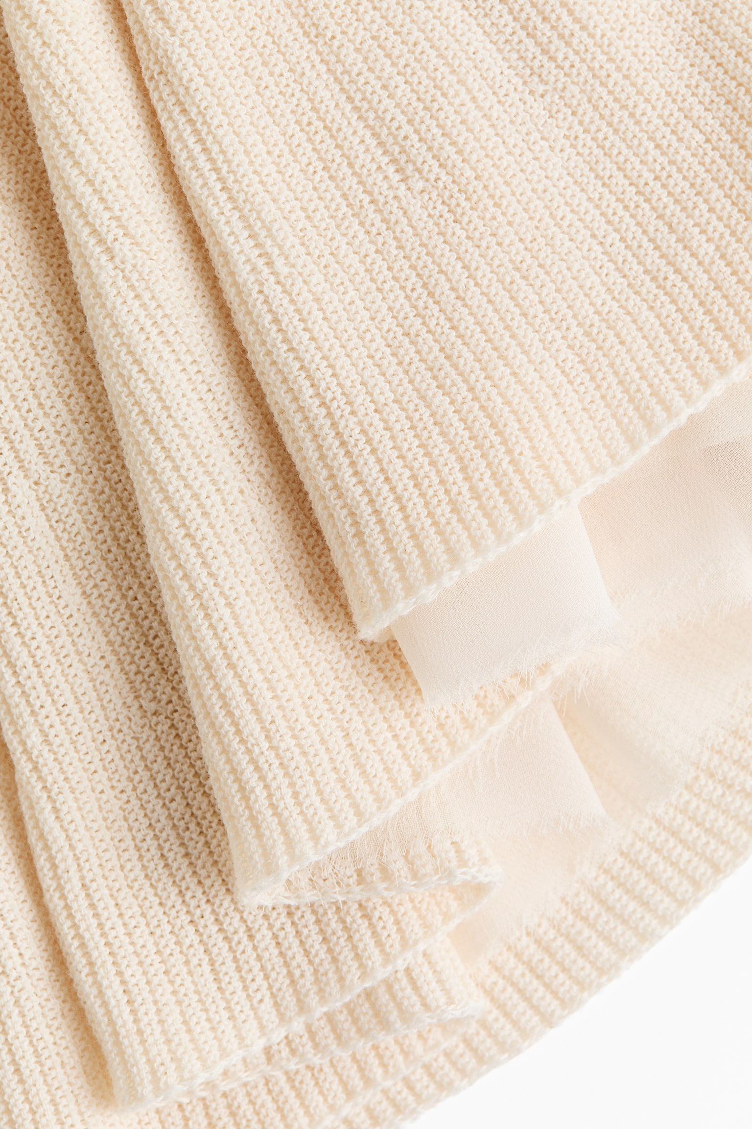 Женский топ H&M Layered Camisole Top, цвет: Светлый бежевый — фото 7