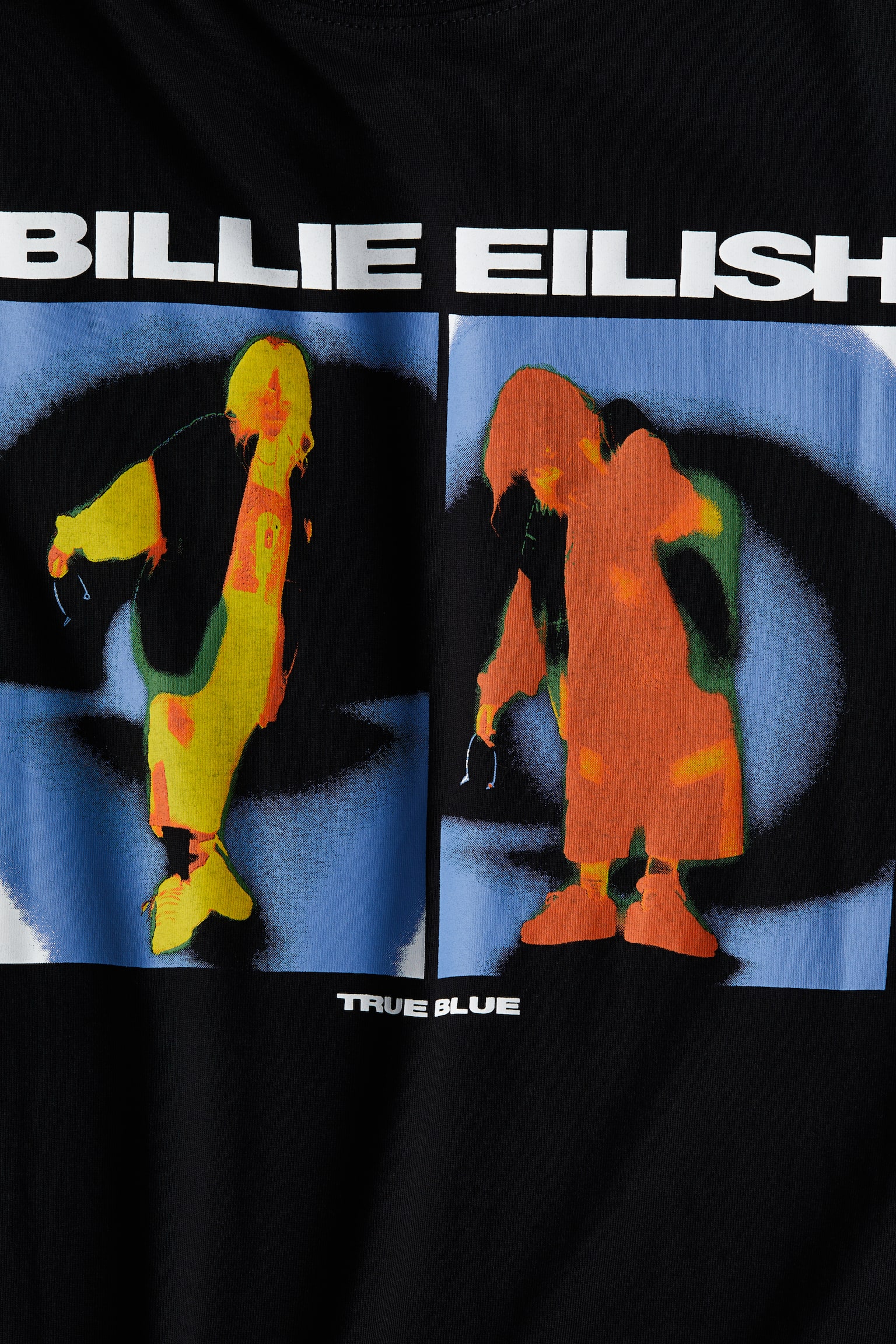 Oversized printed T-shirt - Black/Billie Eilish/Dark grey/Pacha/White/Leonardo da Vinci/White/Selena Gomez - 2