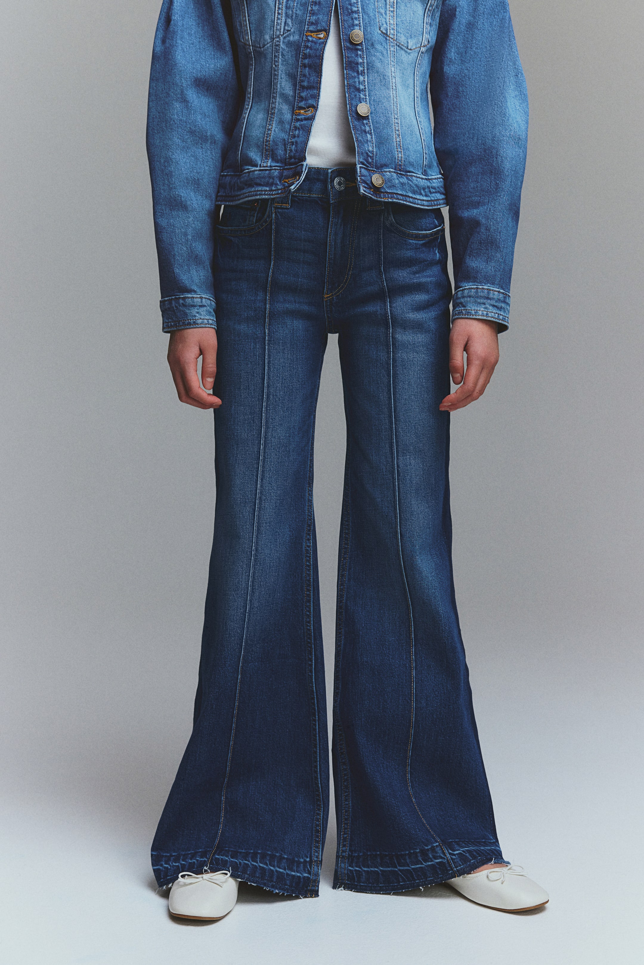 Flared Leg Jeans