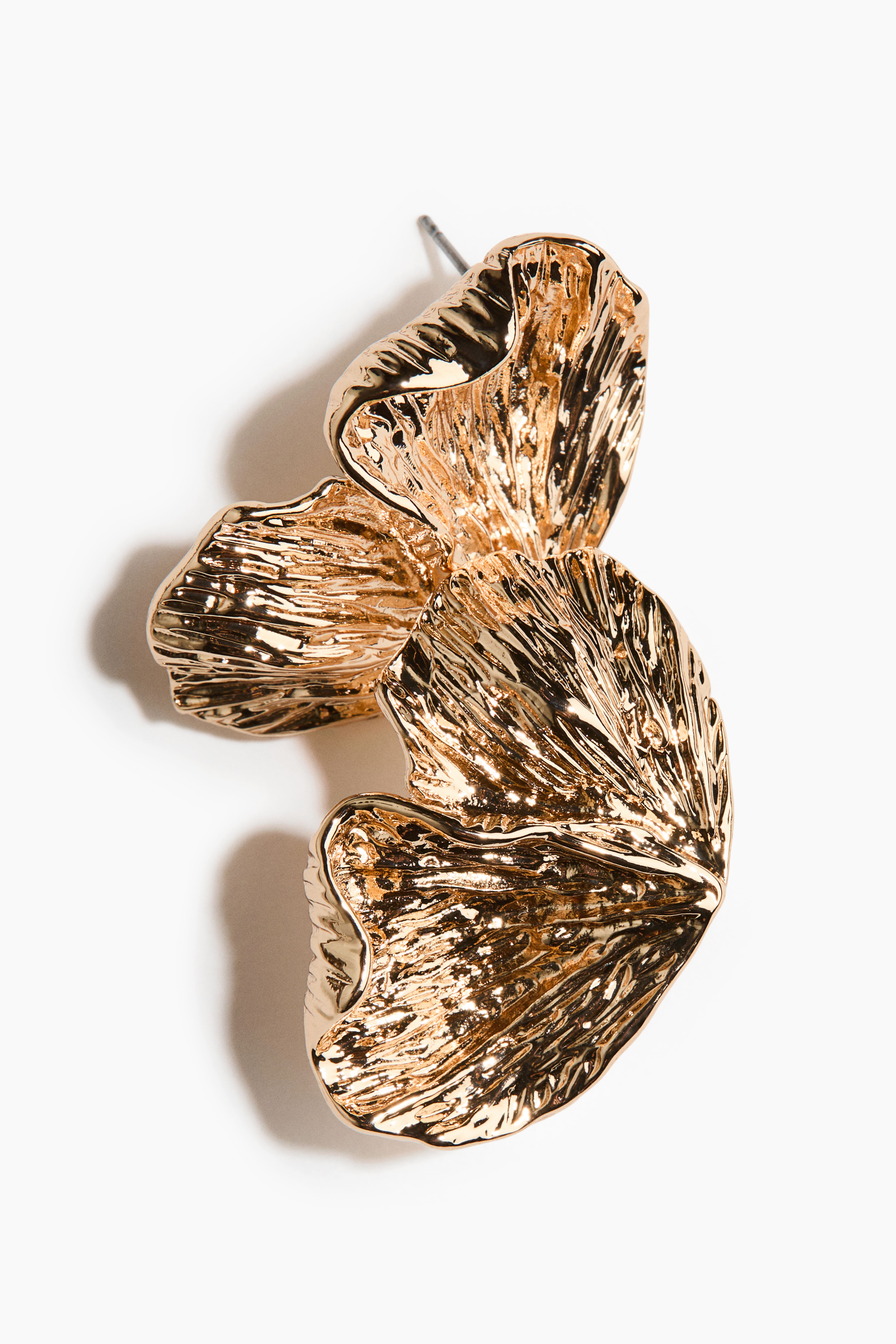 Butterfly-Wing-Shaped Earrings